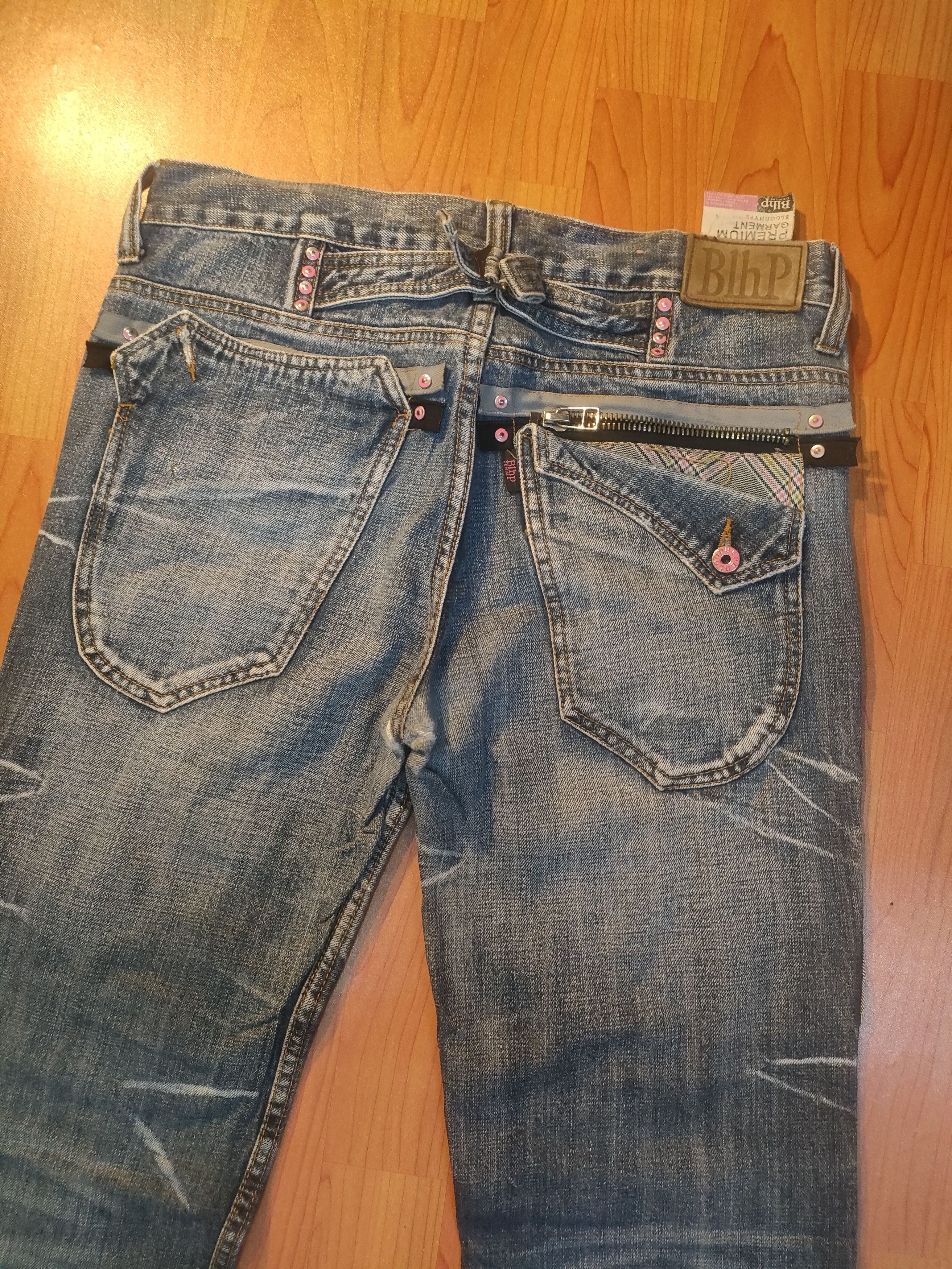 Japanese Brand BLHP Blood Hype Distressed Jeans Size US 34 / EU 50 - 3 Thumbnail