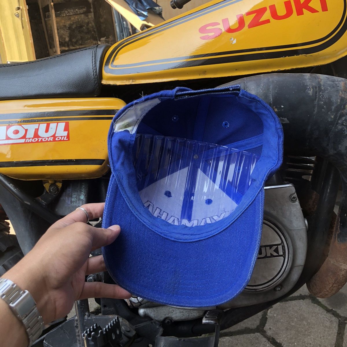 Japanese Brand 🔥RARE🔥 Vintage Yamaha Racing Force Hat Size ONE SIZE - 5 Thumbnail