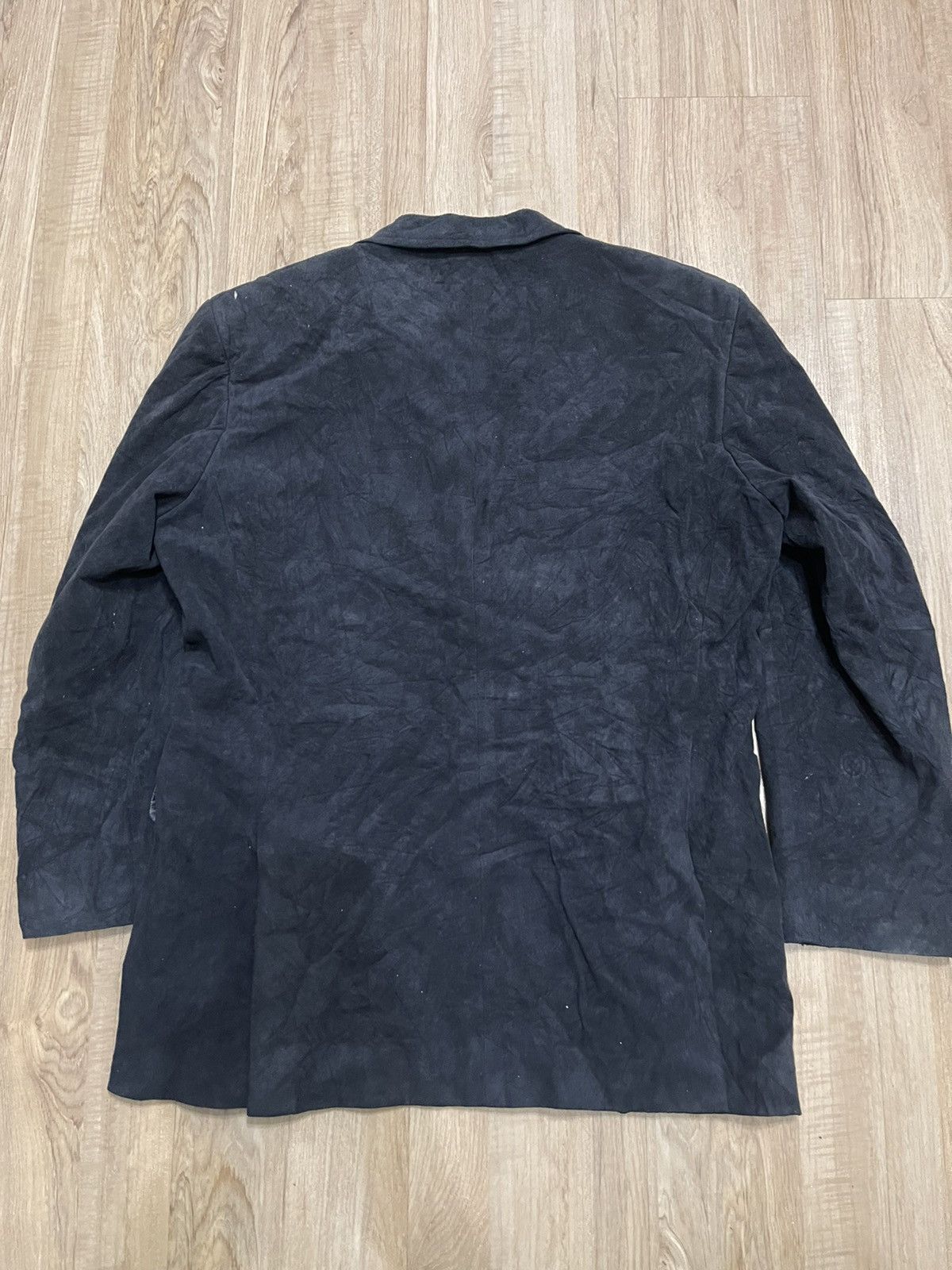 Burberry × Vintage Vintage butberry Suede leather blazer Size US L / EU 52-54 / 3 - 7 Thumbnail