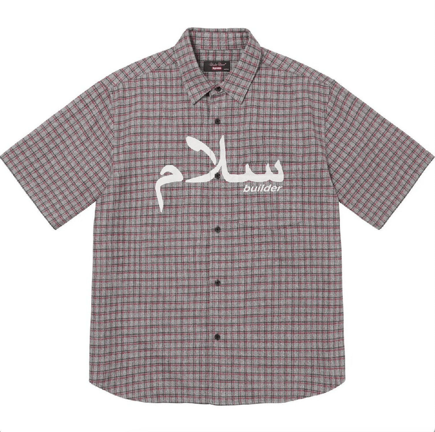 Supreme Undercover Supreme x Undercover SS23 Flannel Shirt Grey Plaid Arabic Grailed