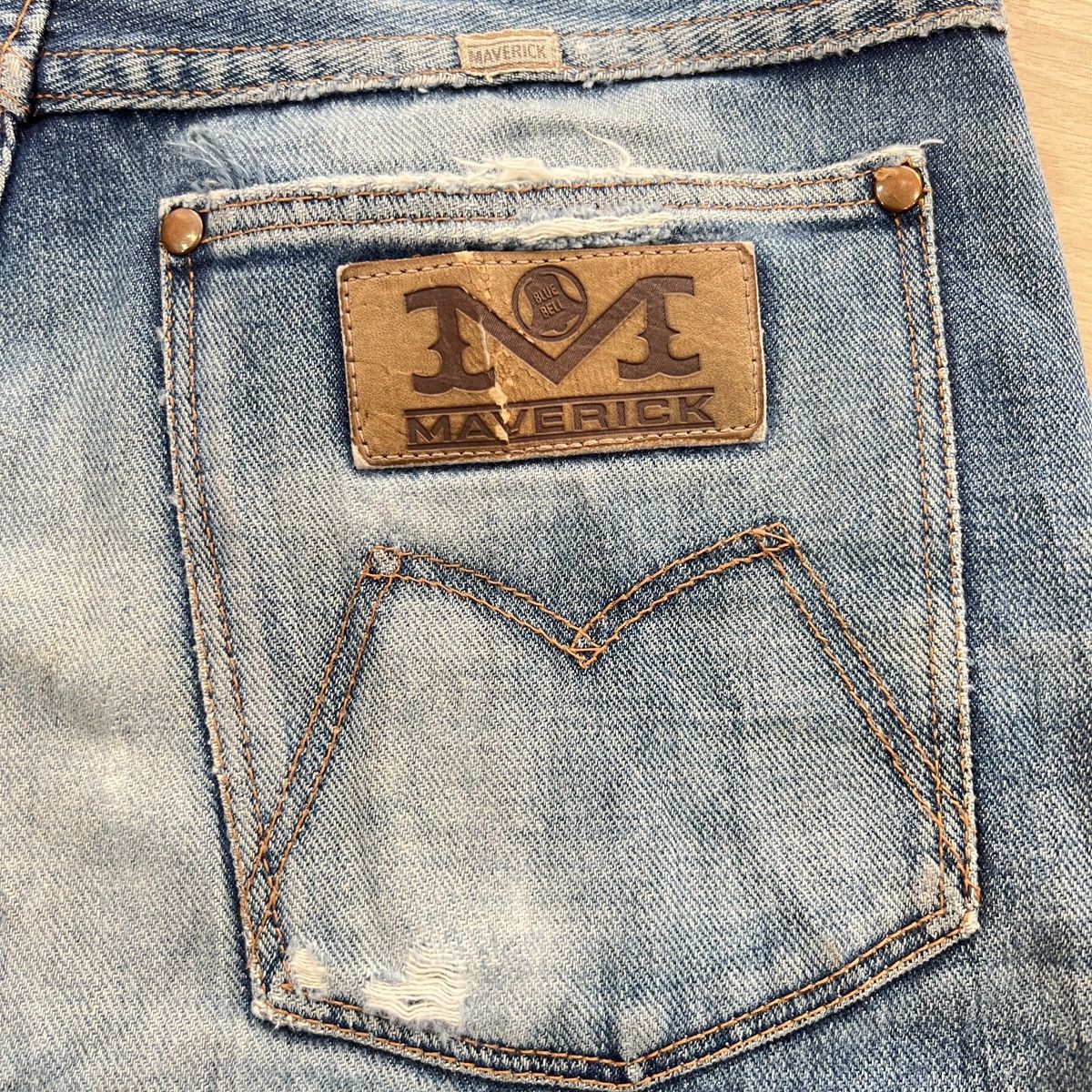 Other vintage maverick jeans denim head and back buckle Size US 29 - 7 Thumbnail