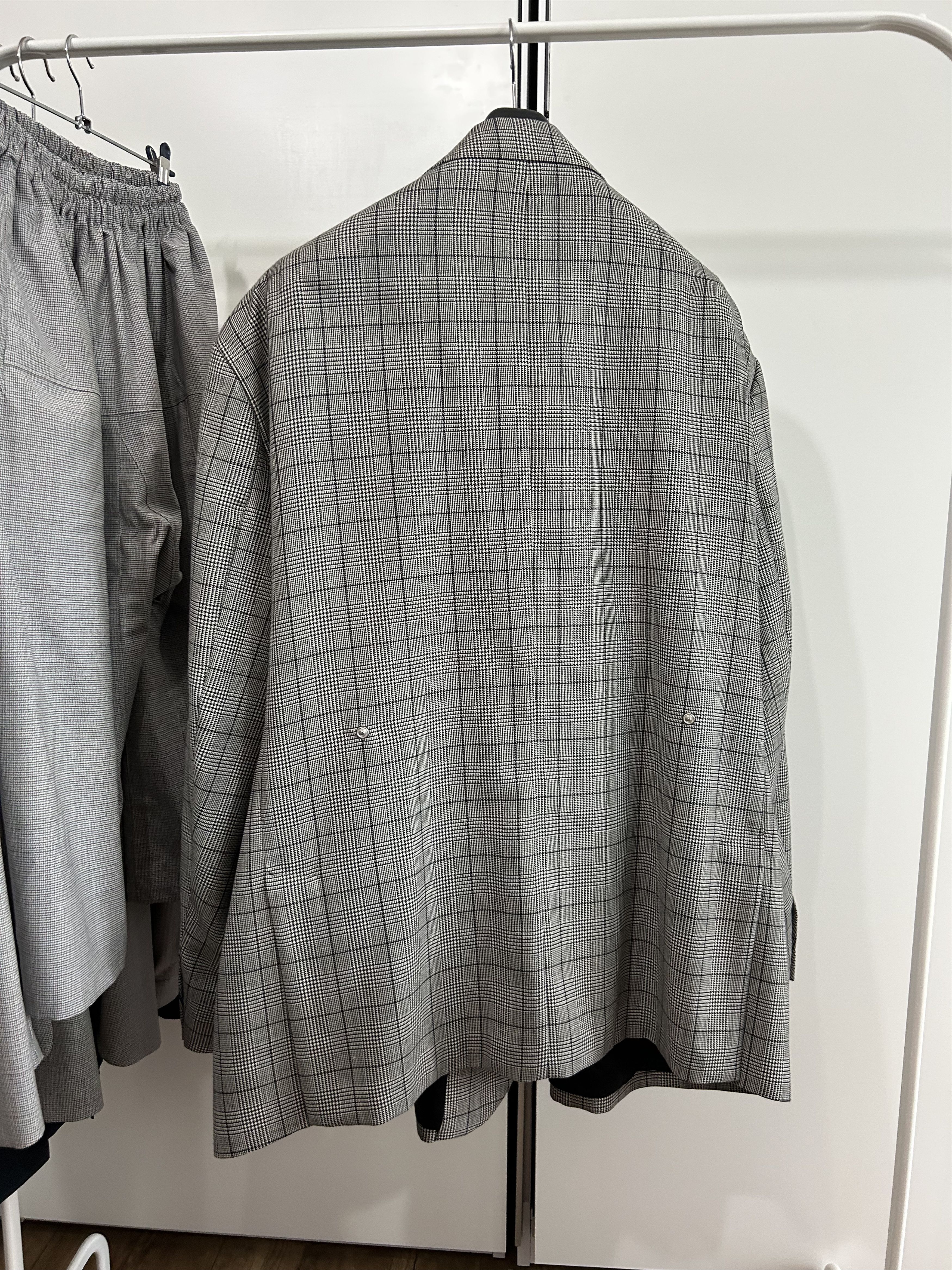 Raf Simons RAF SIMONS Houndstooth Oversized Blazer (18SS) Size US M / EU 48-50 / 2 - 10 Thumbnail