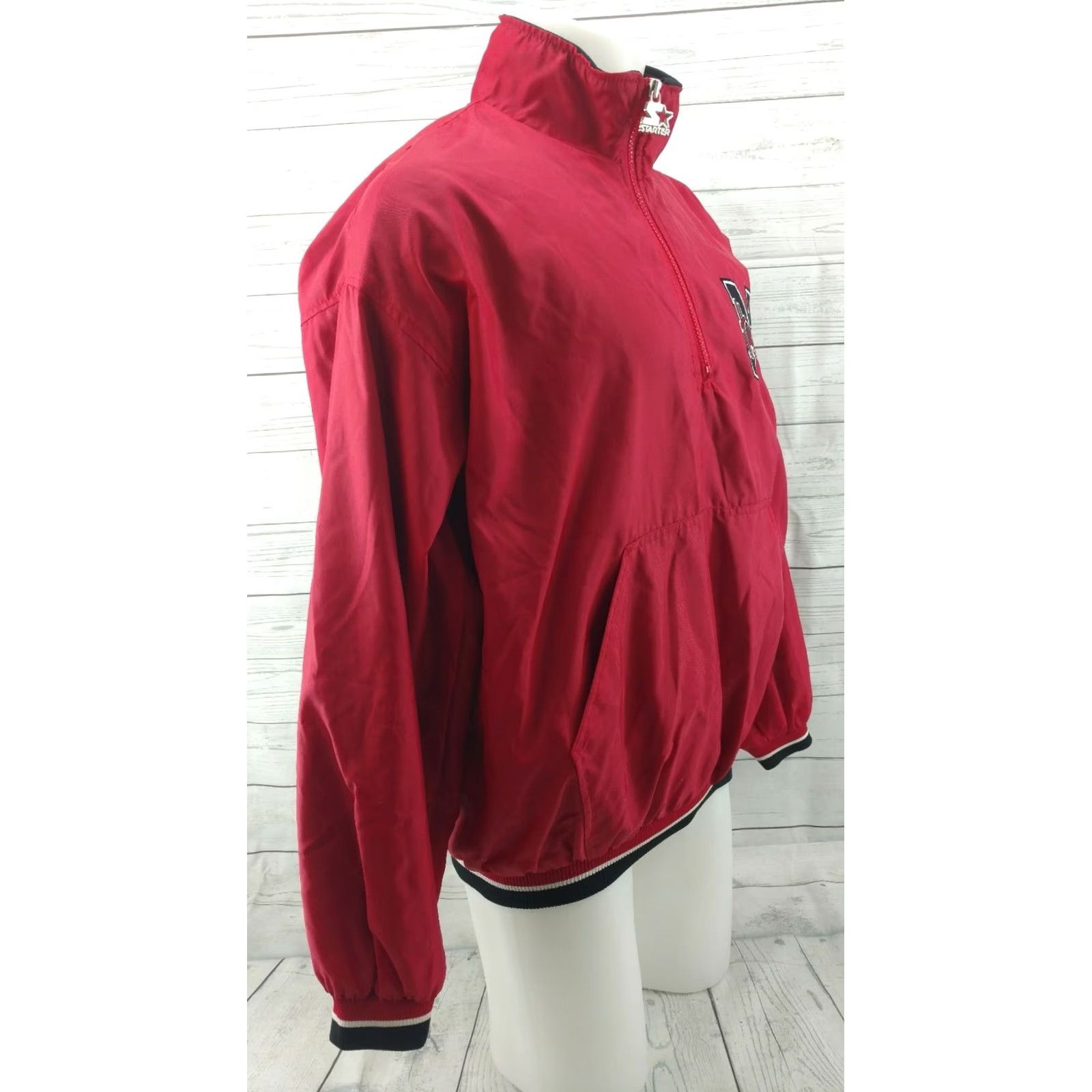 Starter Huskers Starter Windbreaker Jacket Large Red Men Travel Pullover Jacket Nebraska University of Nebraska Lincoln Windbreaker Size US L / EU 52-54 / 3 - 5 Thumbnail