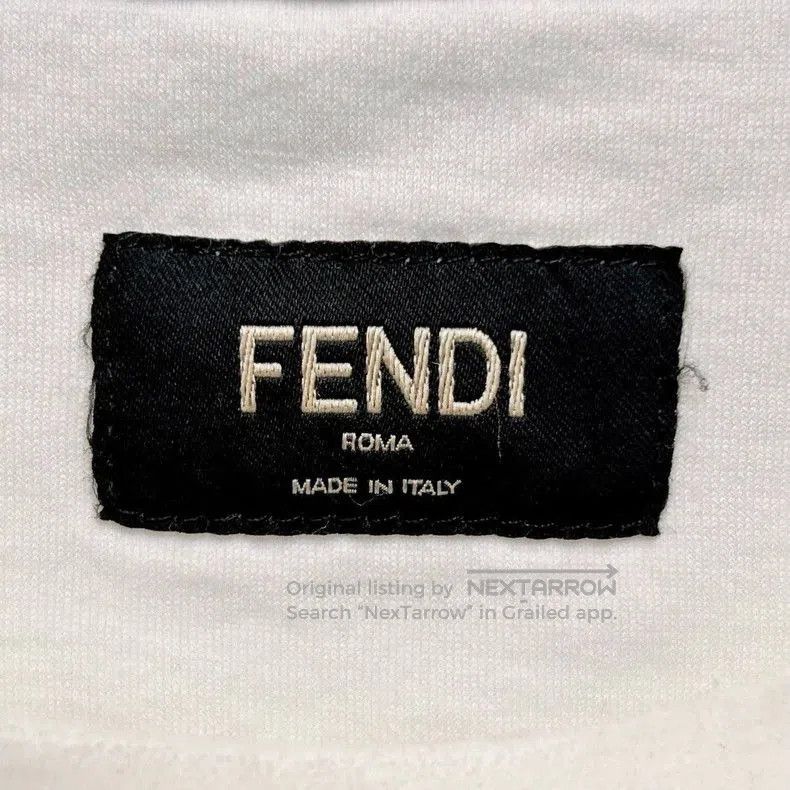 Fendi FENDI Logo Print Crewneck Long Sleeve Sweater. Size US M / EU 48-50 / 2 - 5 Thumbnail