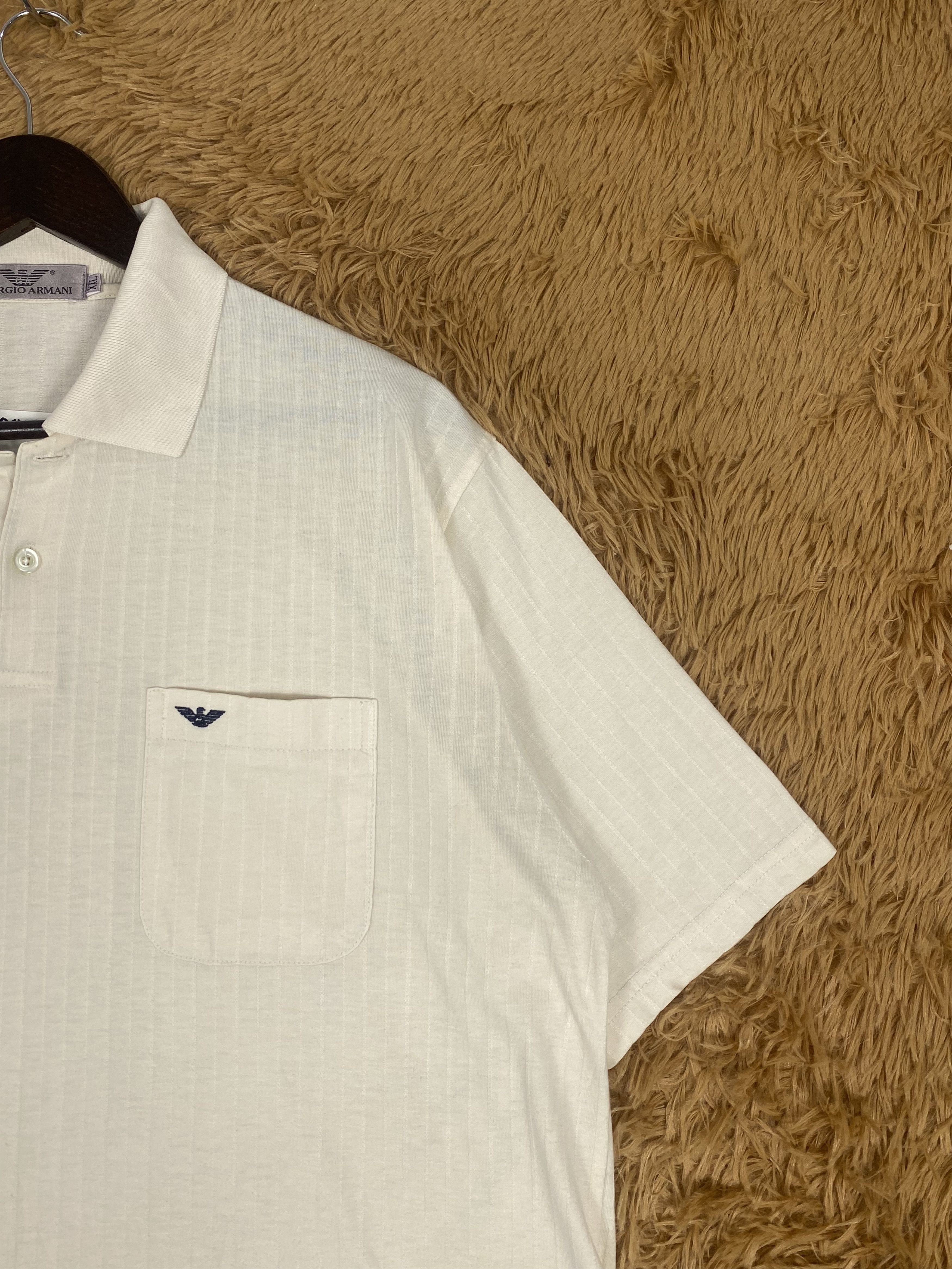 Giorgio Armani × Vintage Vintage Giorgio Armani Polo Shirts PT0001 Size US XL / EU 56 / 4 - 5 Thumbnail
