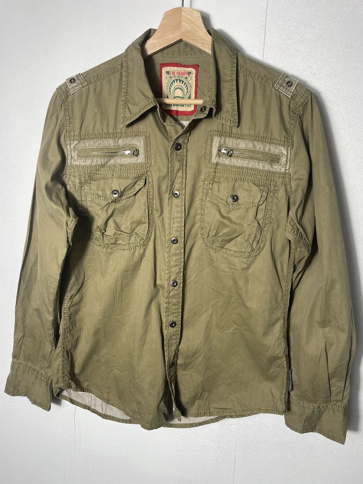 Chevignon Chevignon Military Western Shirt Size US M / EU 48-50 / 2 - 1 Thumbnail