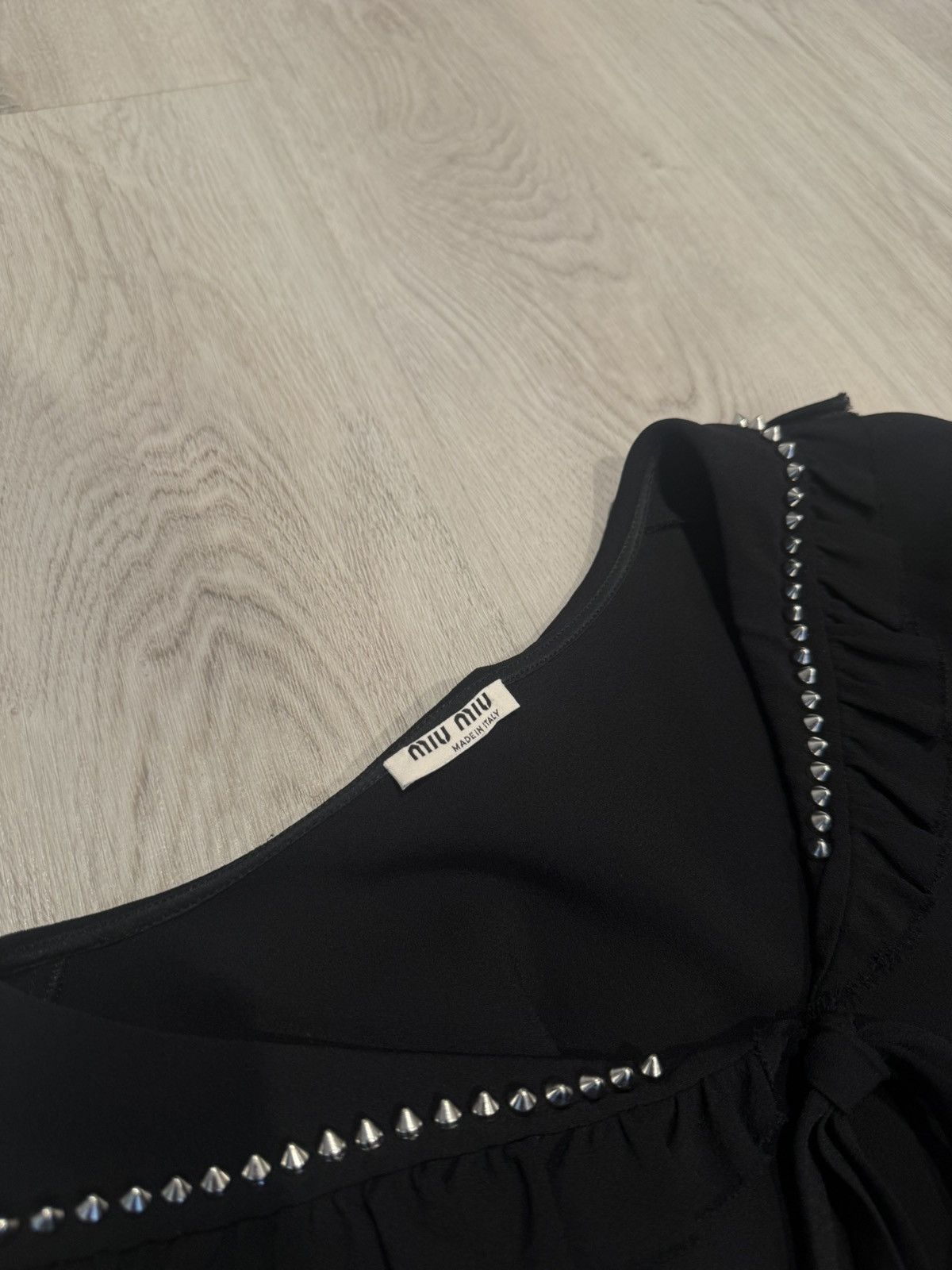 Miu Miu s/s 2021 silk studded sailor t shirt!! Size US S / EU 44-46 / 1 - 6 Thumbnail