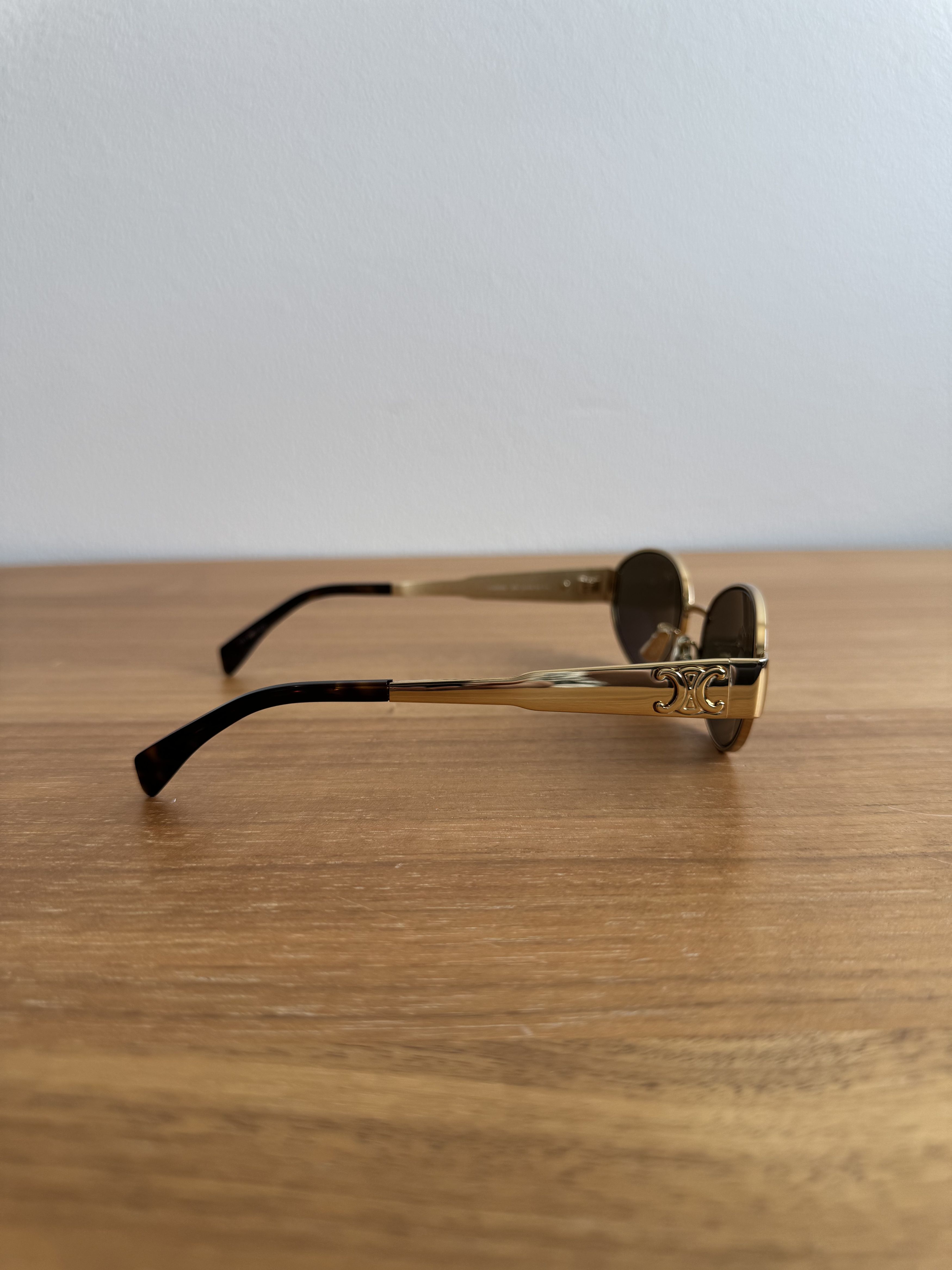 Celine Celine Triomphe Metal 01 Sunglasses Size ONE SIZE - 5 Thumbnail