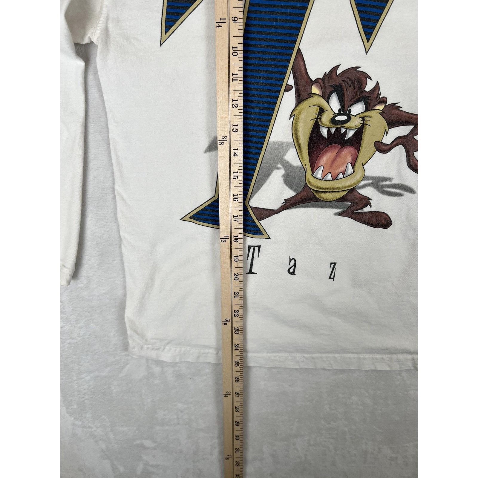 Warner Bros Vintage Taz Shirt Mens Small Looney Tunes Warner Bros Long S Size US S / EU 44-46 / 1 - 7 Thumbnail