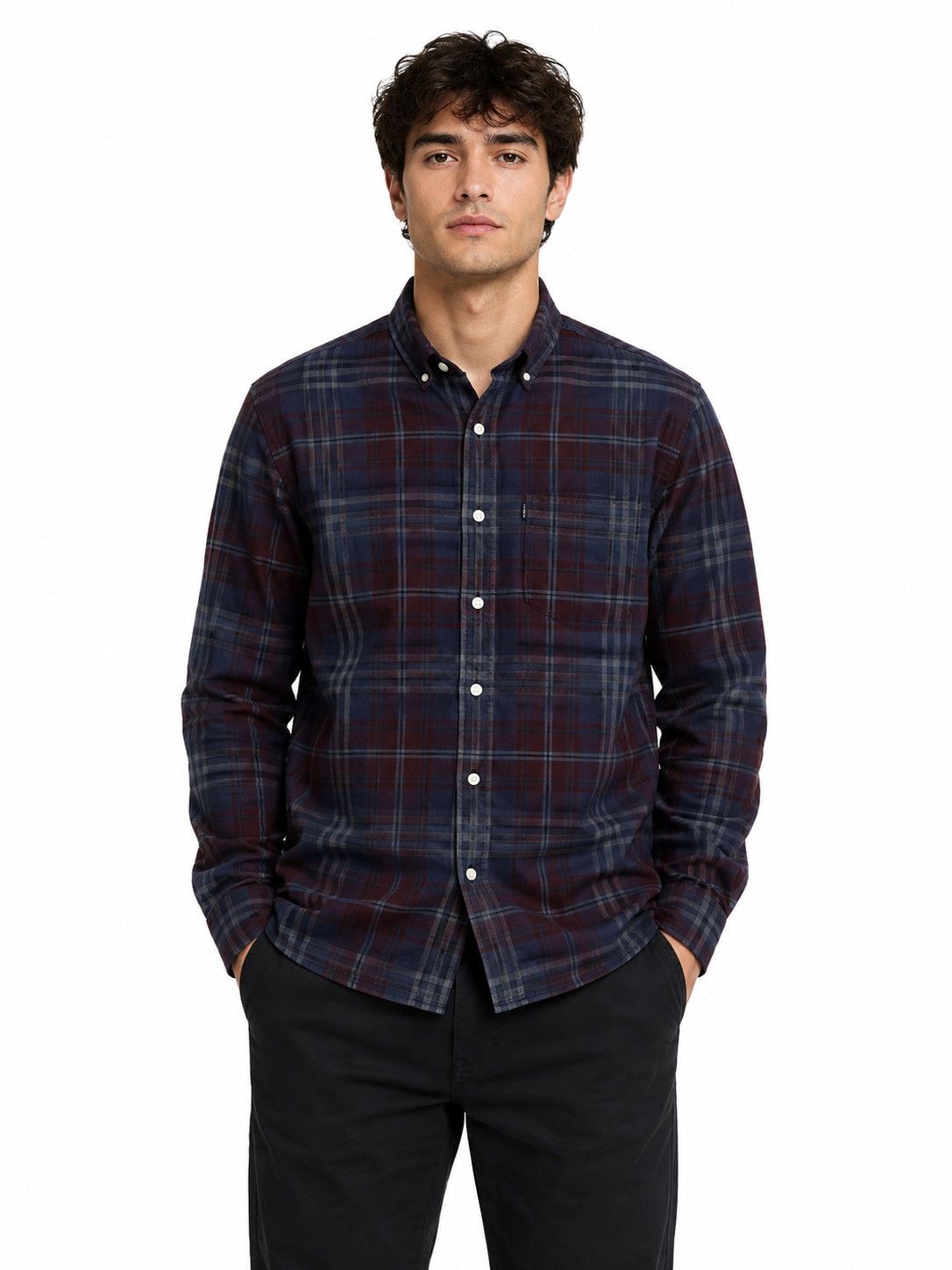 Barbour Barbour Checked Button Up Shirt Casual Size M Flannel Size US M / EU 48-50 / 2 - 1 Thumbnail