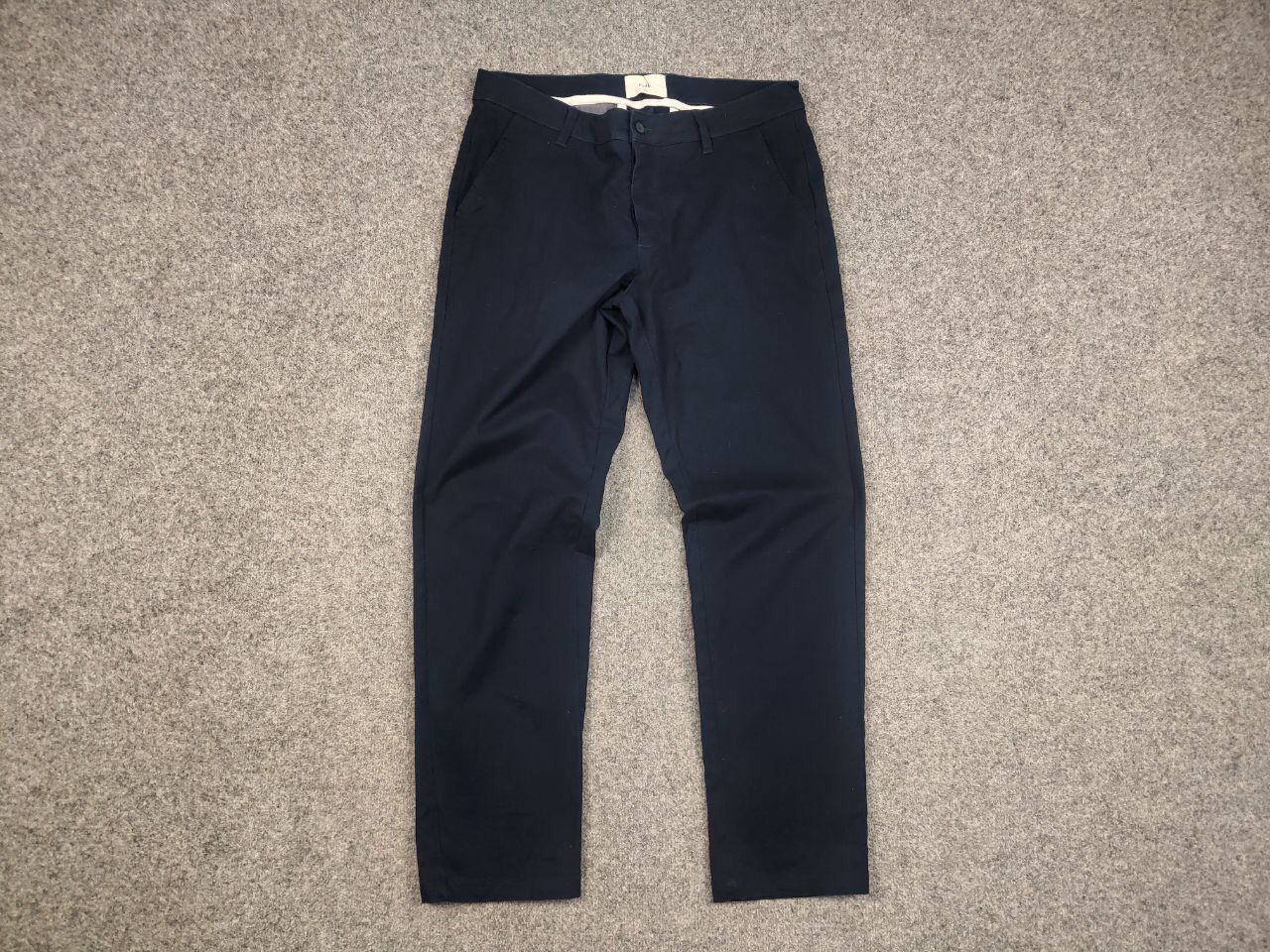 Folk Folk Design Classic Navy Blue Cotton Trouser Pants Size US 34 / EU 50 - 7 Thumbnail