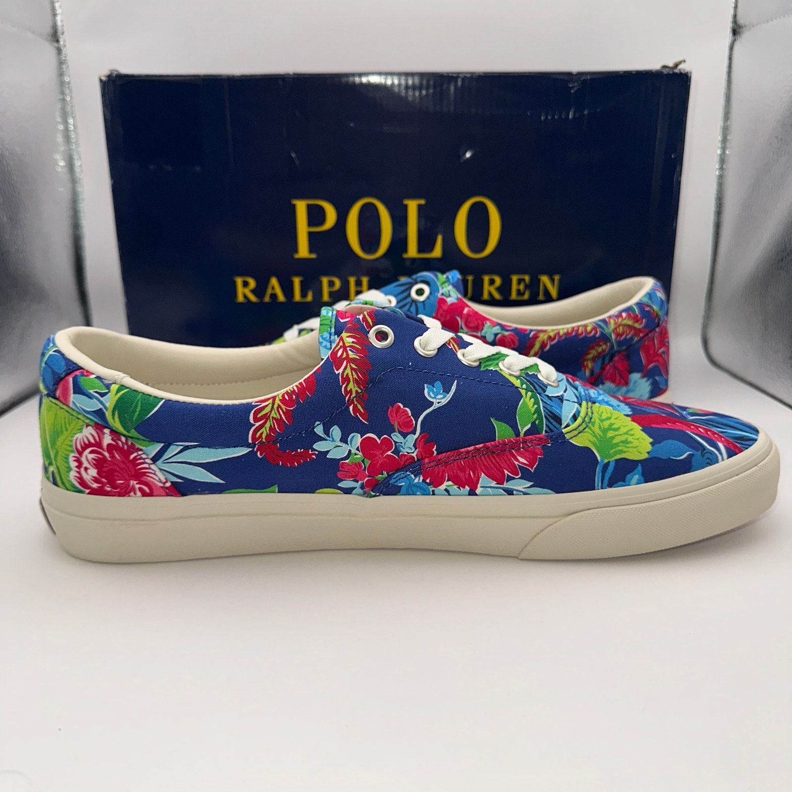 Polo Ralph Lauren Polo Ralph Laurent Mens sz 12 D Keaton Pony Low top Laced Size US 12 / EU 45 - 5 Thumbnail