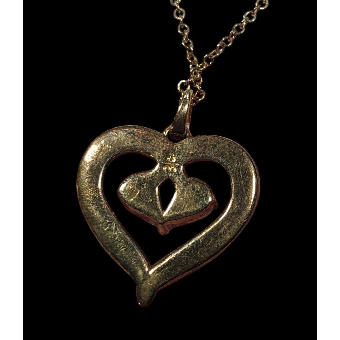 Other Danbury Mint Gold Plated Birthstone Heart Pendant Necklace Size ONE SIZE - 5 Thumbnail