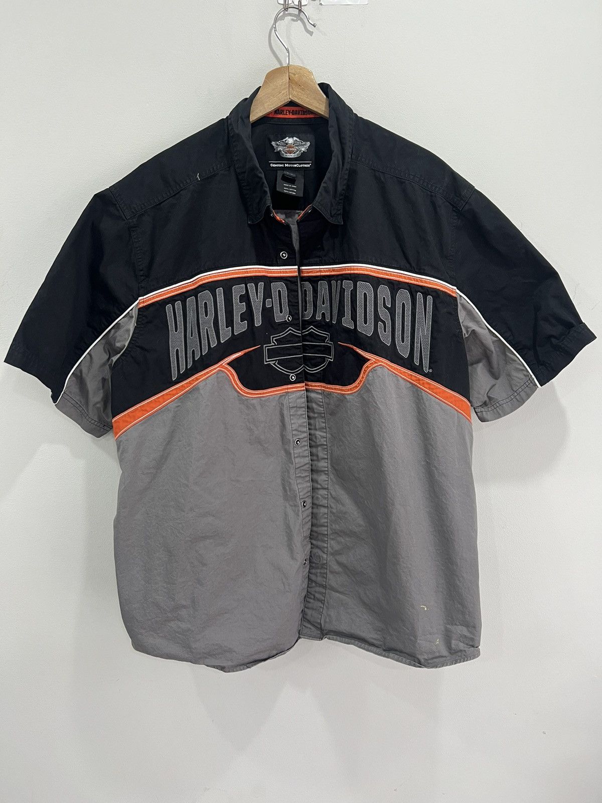 Harley Davidson Vintage Harley Davidson Button Up Shirt motorcycle xxl Size US XXL / EU 58 / 5 - 1 Thumbnail