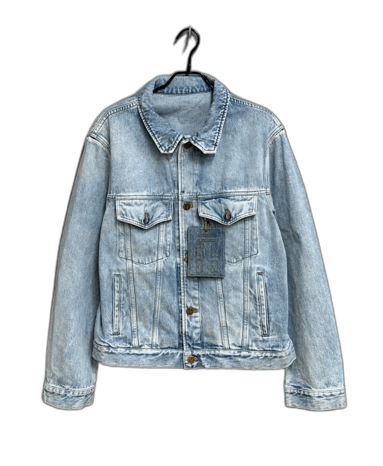 Louis Vuitton Louis Vuitton Blue Denim Jacket-yf Size US XXL / EU 58 / 5 - 1 Thumbnail