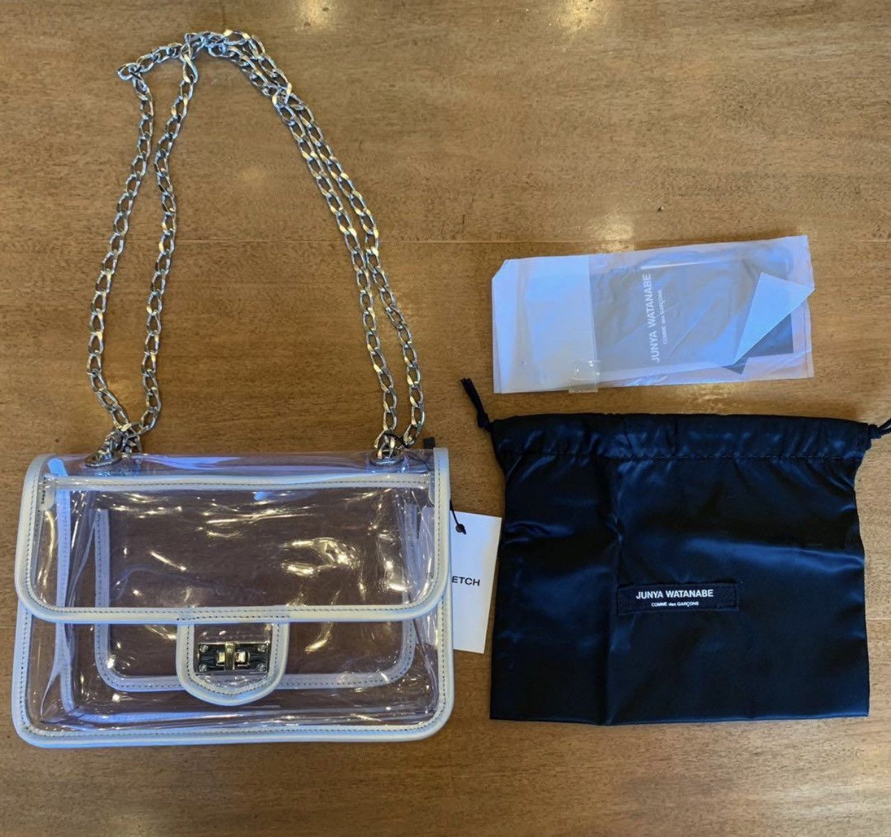 Comme des Garcons × Junya Watanabe 🔥 Junya Watanabe Comme des garçons plastic bag Y2K Size ONE SIZE - 6 Thumbnail