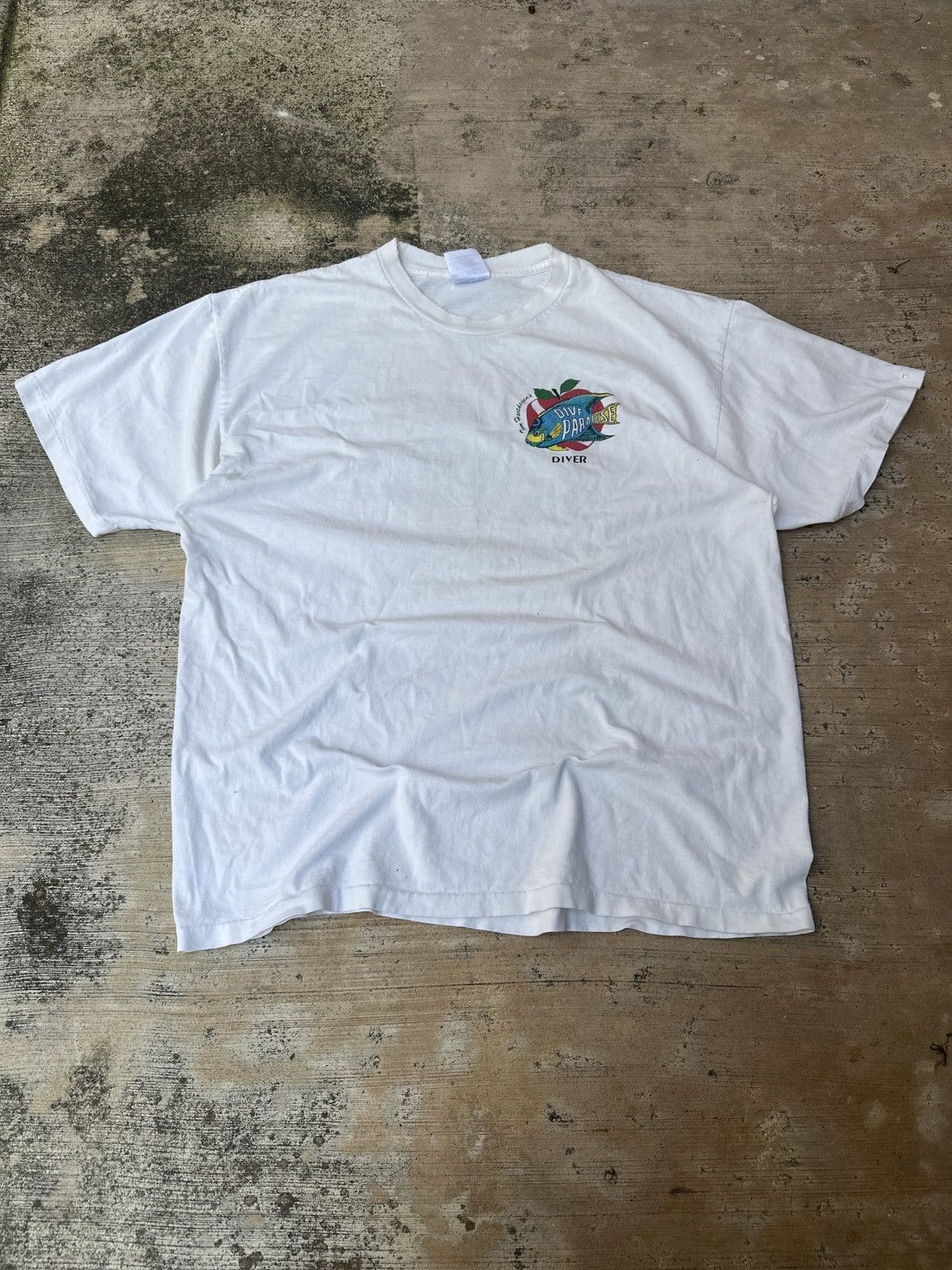 Vintage Vintage 90s White Surfwear Fishing Mexico Tee Shirt Size US XL / EU 56 / 4 - 3 Thumbnail
