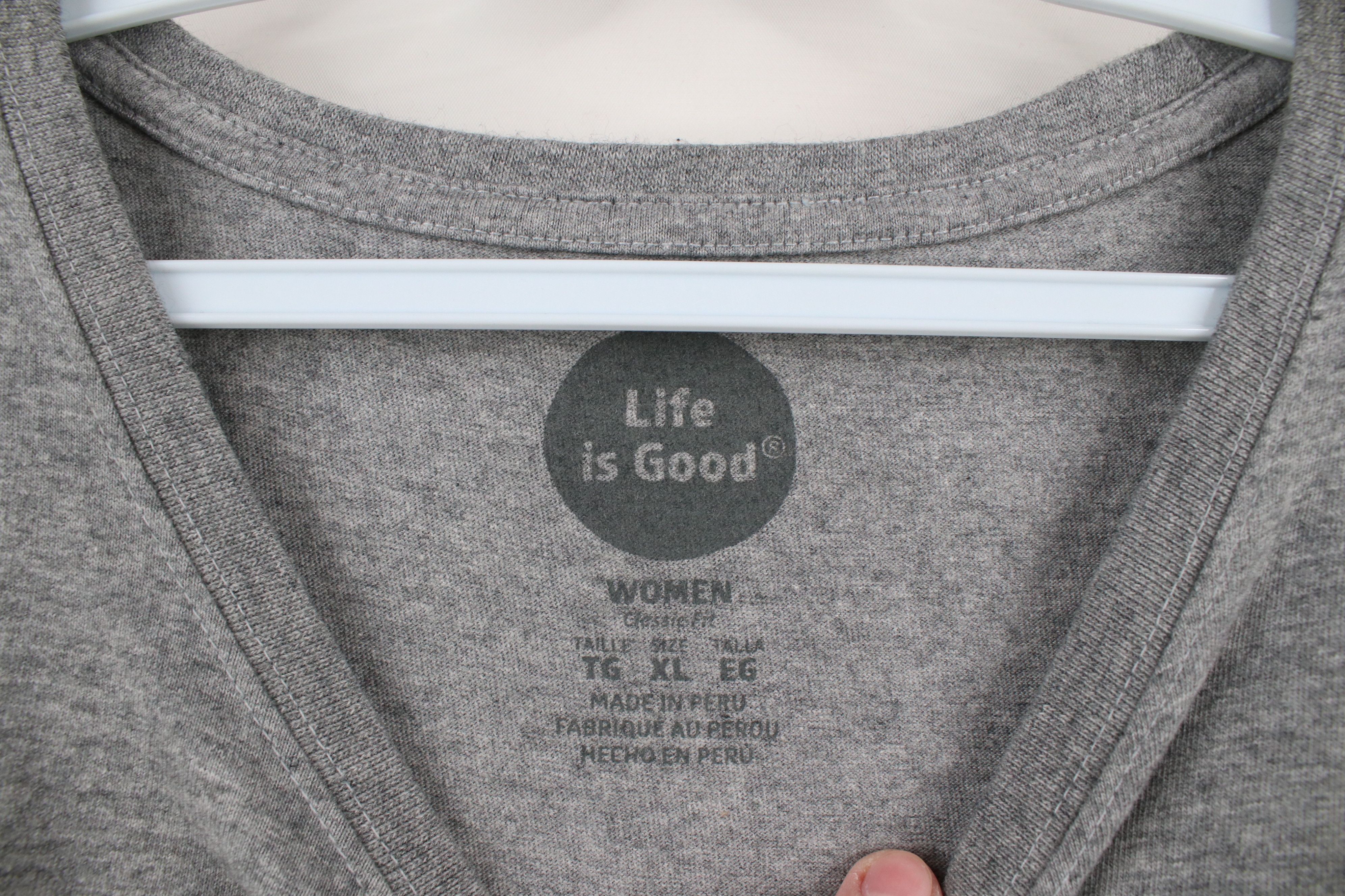 Life is Good × Vintage Life Is Good Teacher Creature Short Sleeve T-Shirt Gray Size XL / US 12-14 / IT 48-50 - 8 Thumbnail