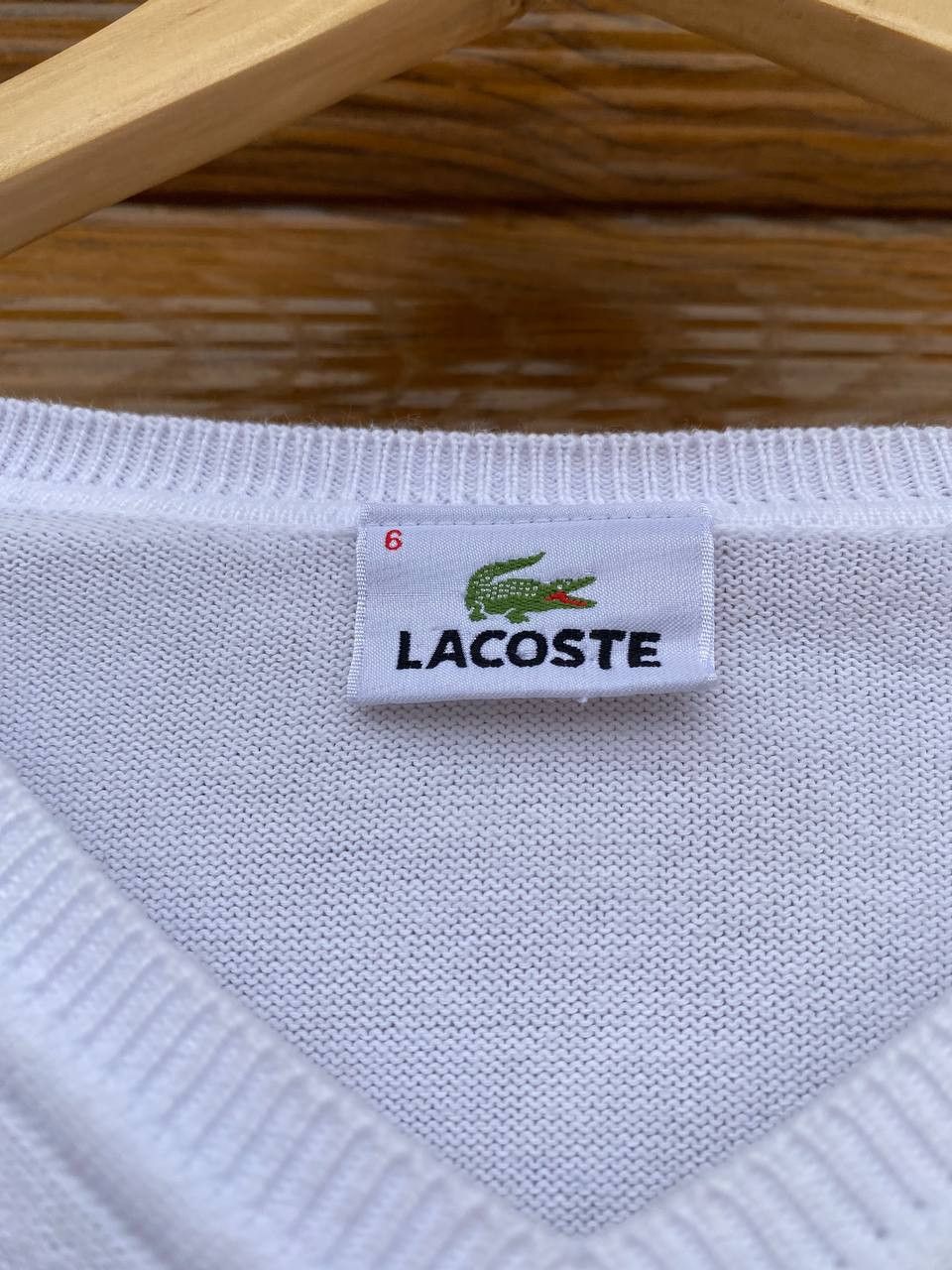 Lacoste × Vintage Vintage Lacoste Sweater Size US XL / EU 56 / 4 - 3 Thumbnail