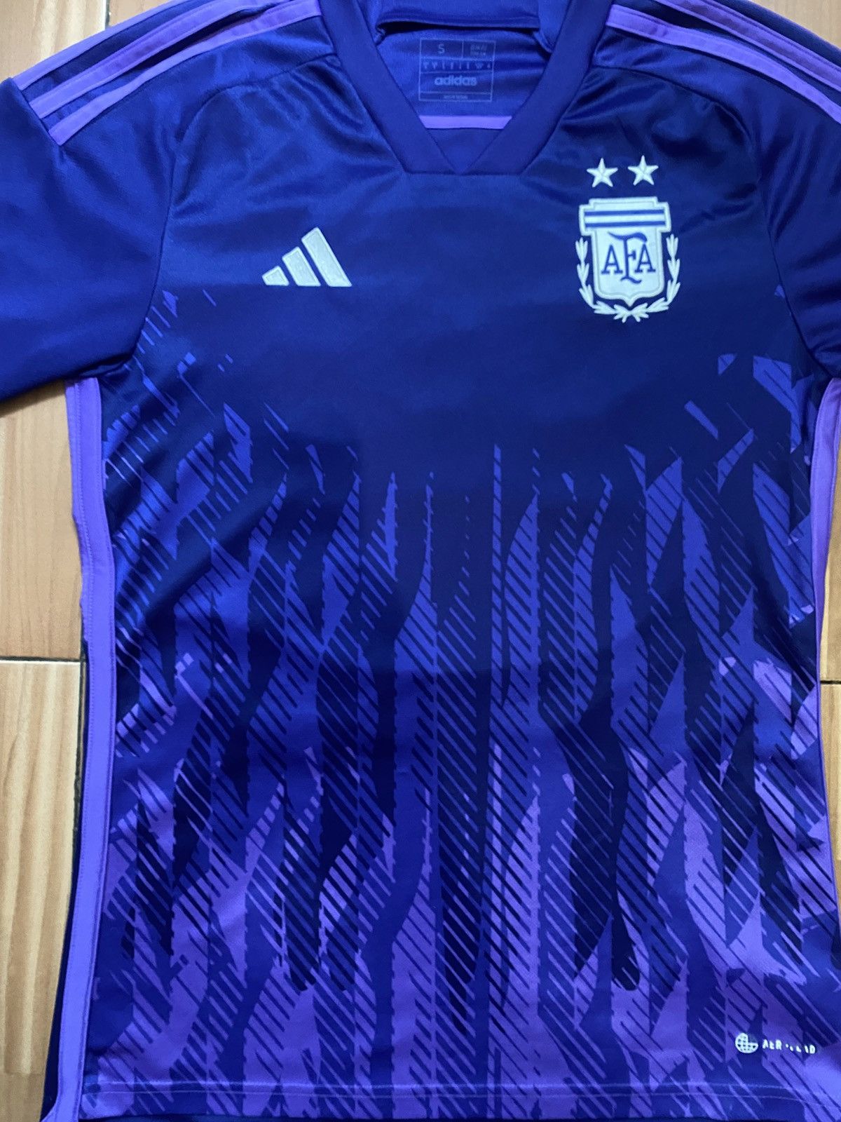 Adidas Adidas Argentina 2022 World Cup #10 Messi Away Shirt Jersey Size US S / EU 44-46 / 1 - 4 Thumbnail