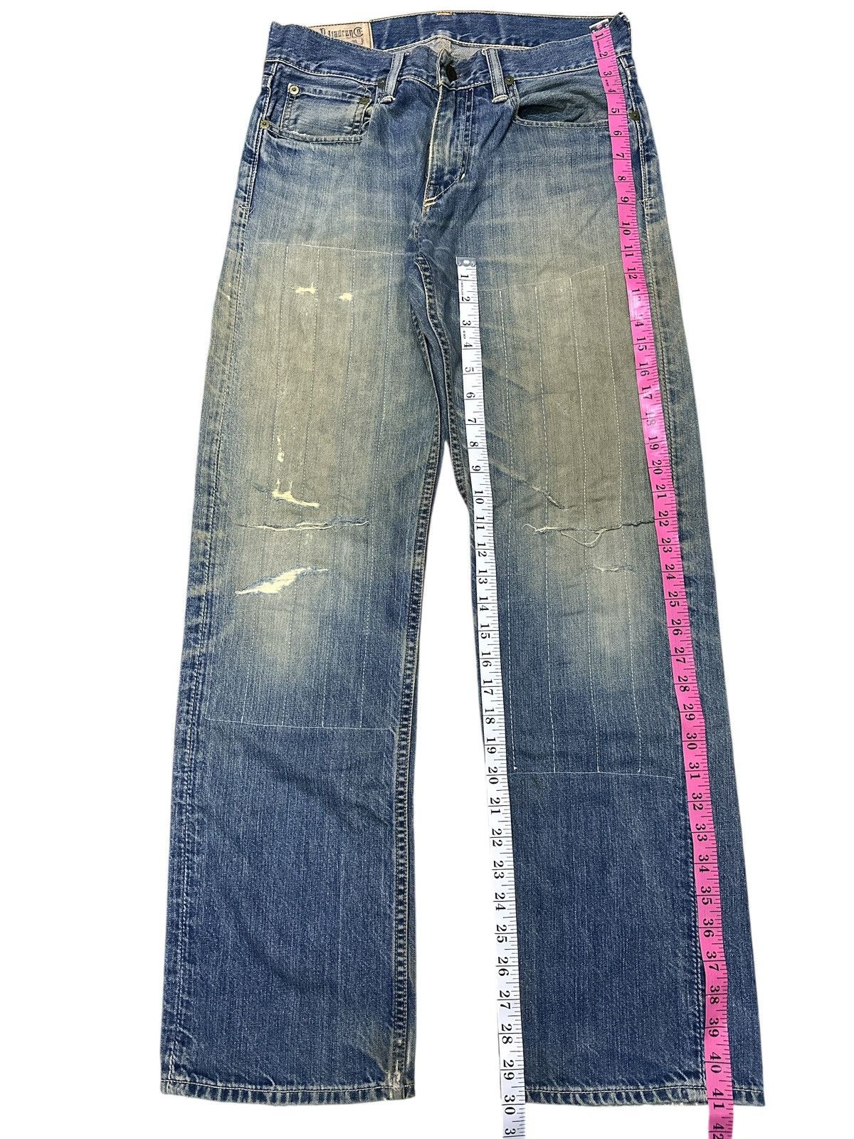 Polo Ralph Lauren Distress Polo Ralph Lauren Denim Jeans. Size US 30 / EU 46 - 2 Thumbnail