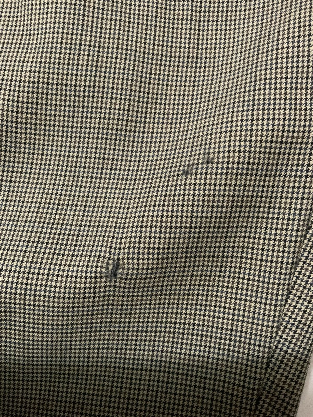 Polo Ralph Lauren × Vintage Vintage Ralph Lauren Wool Houndstooth Pleated Cuffed Pants Size US 38 / EU 54 - 5 Thumbnail