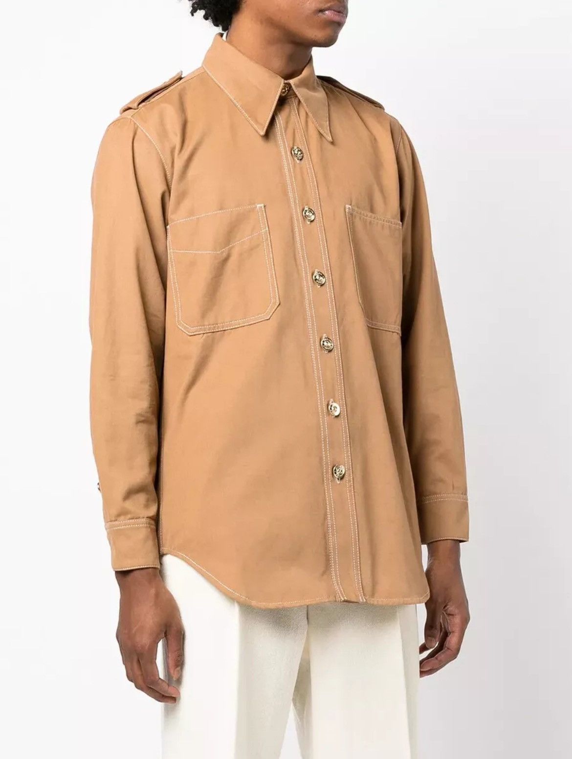 Wales Bonner Wales Bonner Isaac Utility Shirt Size US L / EU 52-54 / 3 - 7 Thumbnail