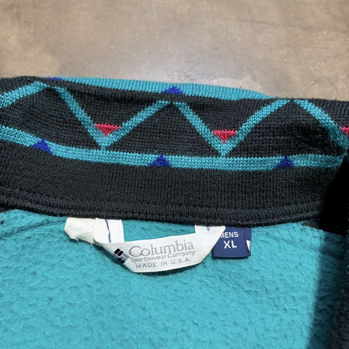 Columbia Vintage Columbia Sportswear Fleece Jacket Aztec Outdoor Ski Size US XL / EU 56 / 4 - 7 Thumbnail