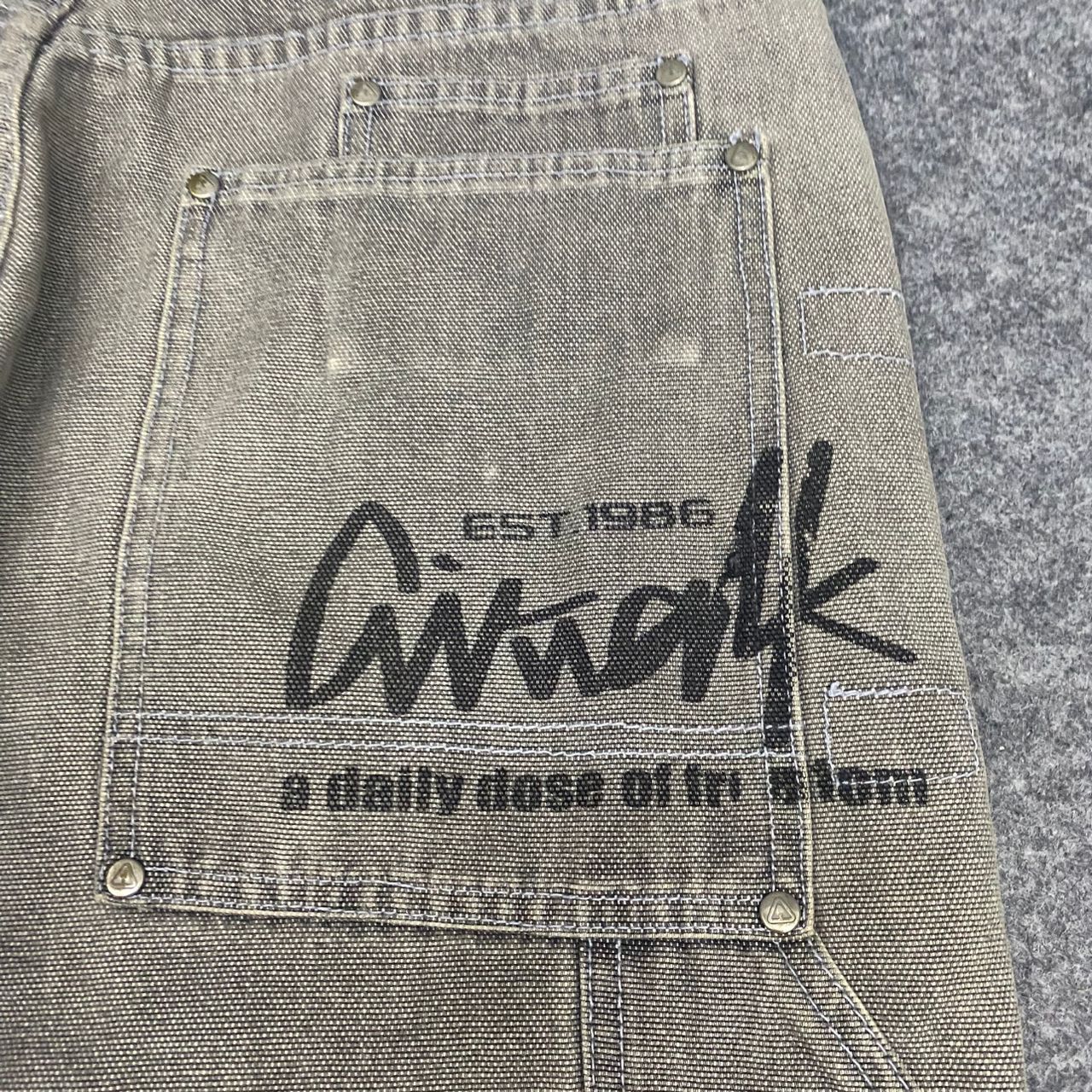 Airwalk 💥Best Offer💥Vintage Airwalk Baggy Distressed Denim Size US 31 - 13 Thumbnail