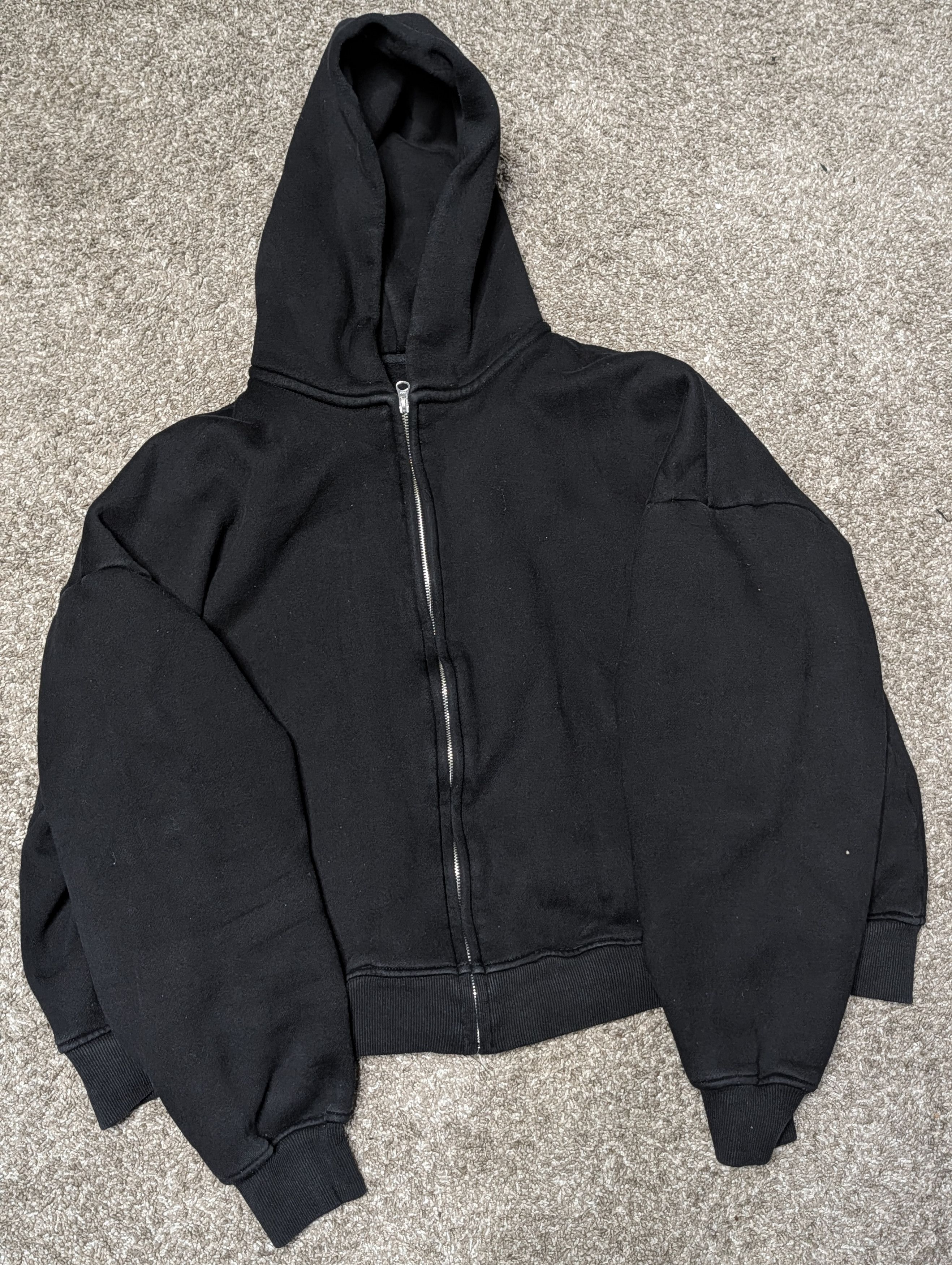HMDD HMDDLA BLANK ZIP UP HOODIE BLACK Size US L / EU 52-54 / 3 - 1 Thumbnail