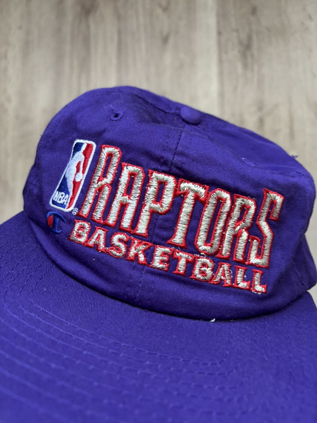 Champion vintage 1990s Toronto Raptors NBA Sports Vtg purlpe Size ONE SIZE - 22 Thumbnail