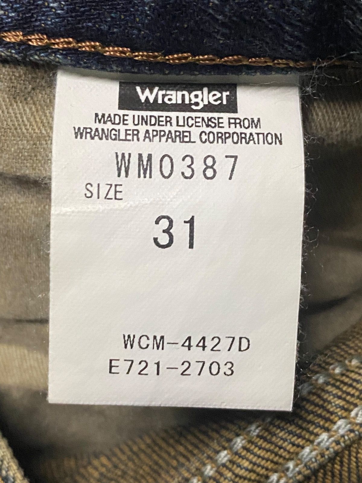 KOZABURO × Wrangler Wrangler 1970 Mud Wash Distressed Straight Jeans Size US 33 - 17 Thumbnail