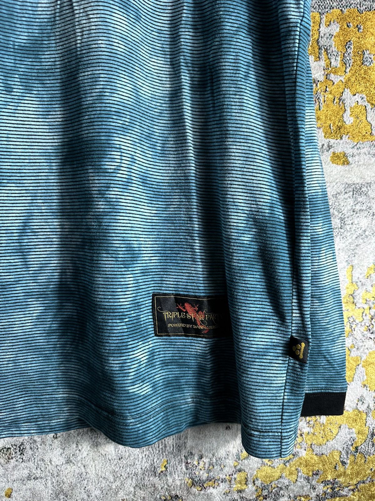 Beauty Beast JAPANESE ABSTRACT SUKAJAN KOI STRIPED LONG SLEEVE LGB STYLE Size US XL / EU 56 / 4 - 6 Thumbnail