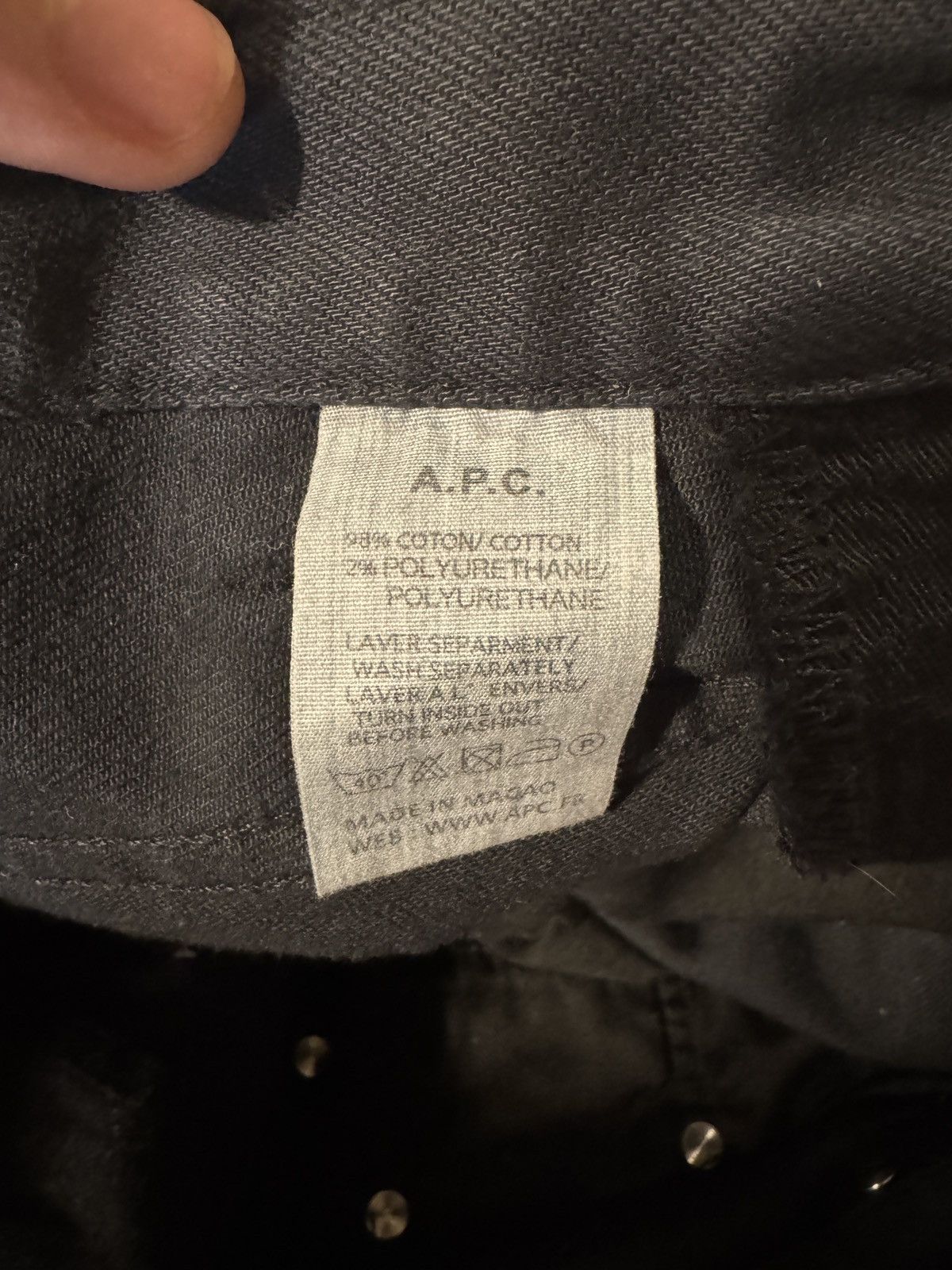 A.P.C. blue cotton pants Size 28" / US 6 / IT 42 - 3 Thumbnail
