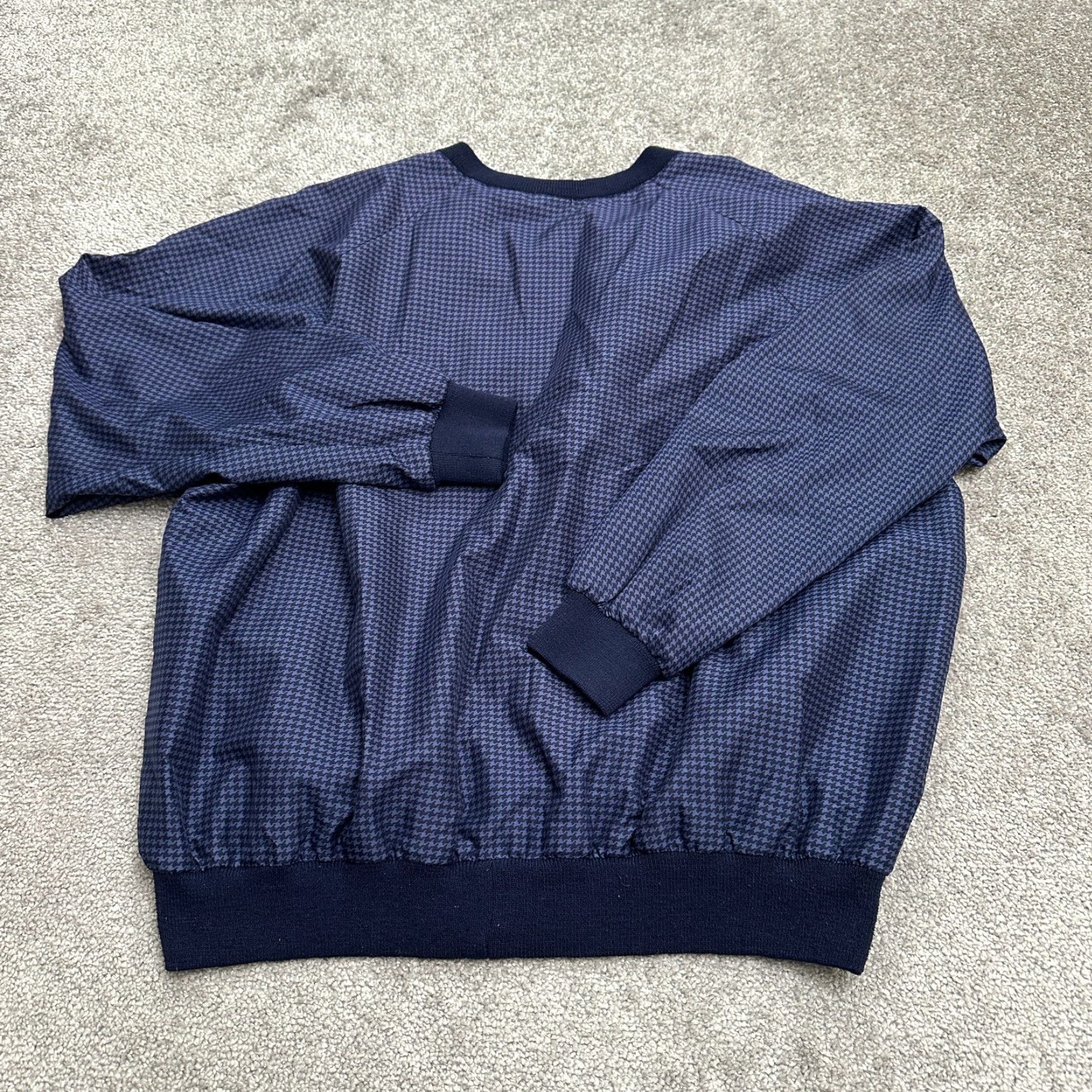 Vintage VINTAGE Sunderland Sweatshirt Men Small Blue Golf Windbreaker Houndstooth Size US S / EU 44-46 / 1 - 2 Thumbnail