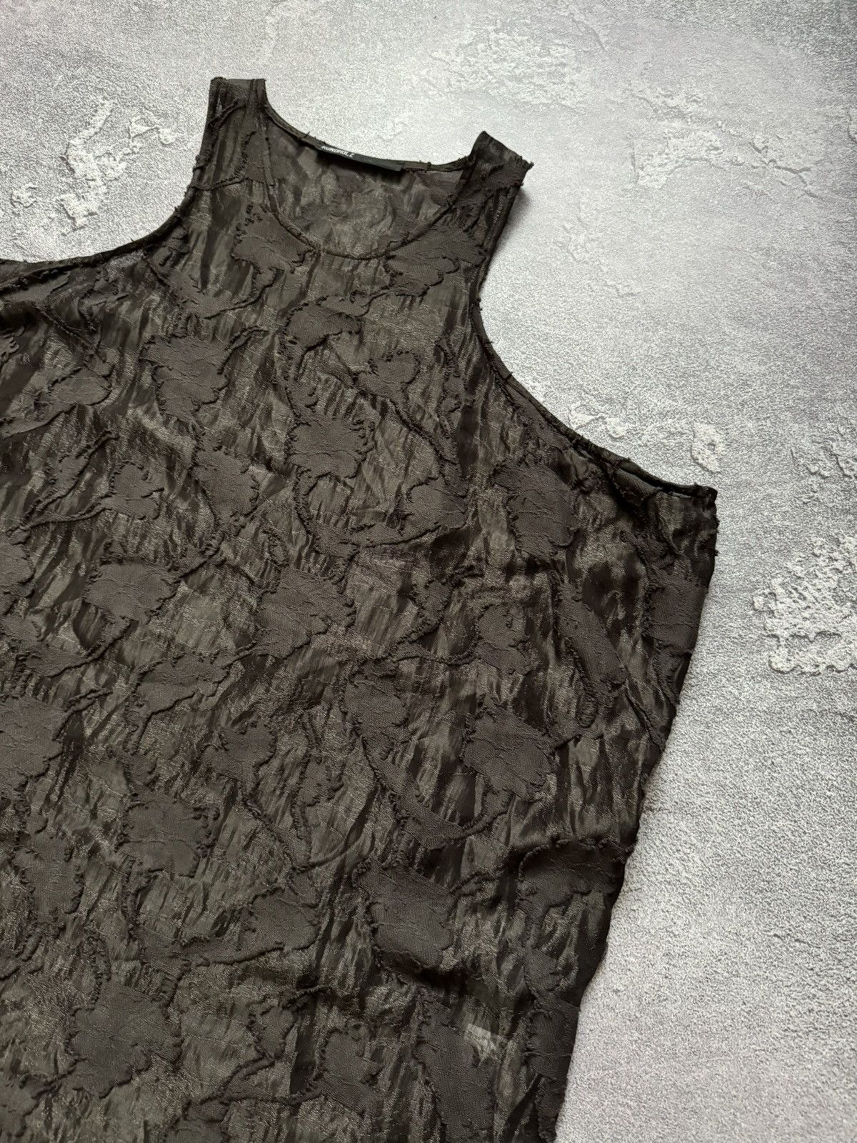 Rundholz × Vintage Rundholz archive rare oversized dress sleeveless mesh relax Size ONE SIZE - 9 Thumbnail