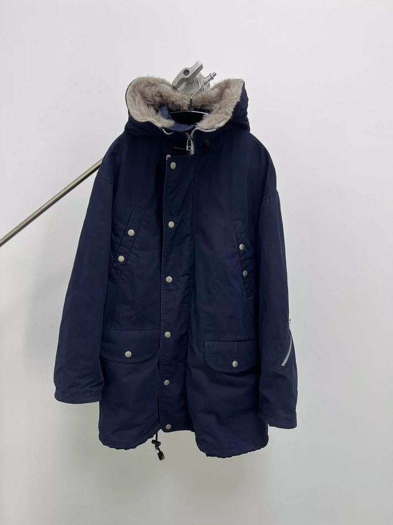Issey Miyake issey miyake Military cotton-padded jacket with fur collar Size US M / EU 48-50 / 2 - 1 Thumbnail