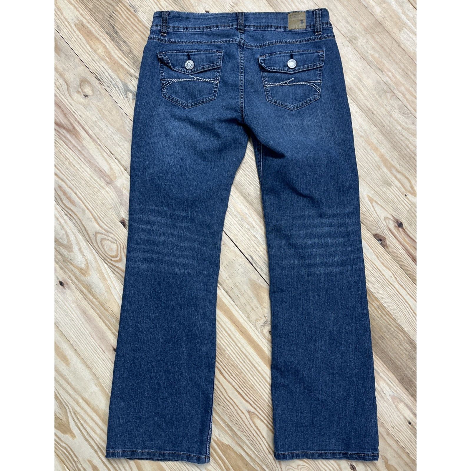 U.S. Polo Assn. US Polo Assn. Cassidy Boot Cut 7/8 Medium Wash Jeans Size 30" / US 8 / IT 44 - 1 Thumbnail