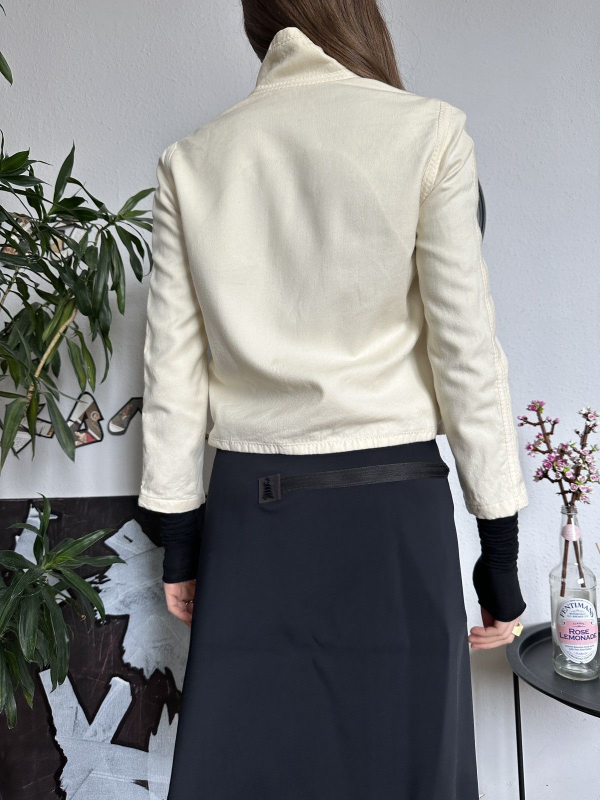 Calvin Klein × Vintage Calvin Klein Wool Archive Double Zip Jacket 90s Size S / US 4 / IT 40 - 5 Thumbnail