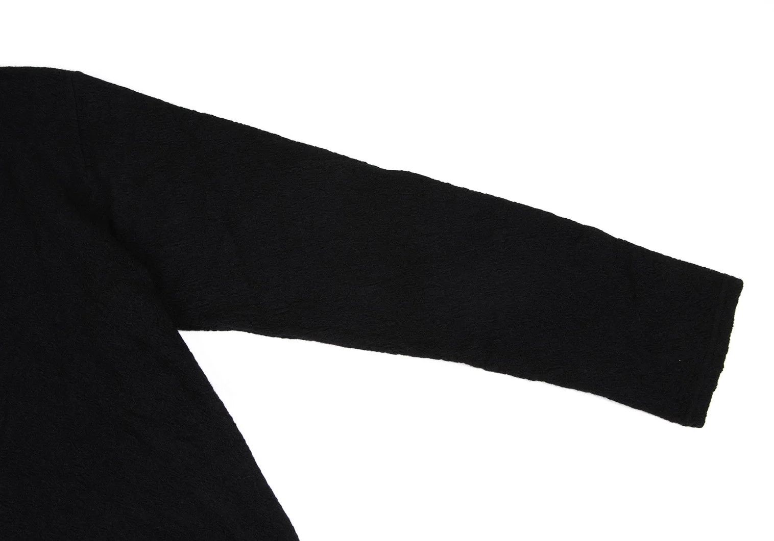Yohji Yamamoto Yohji Yamamoto Wool Dyed Knit Shirt Black Size US M / EU 48-50 / 2 - 5 Thumbnail