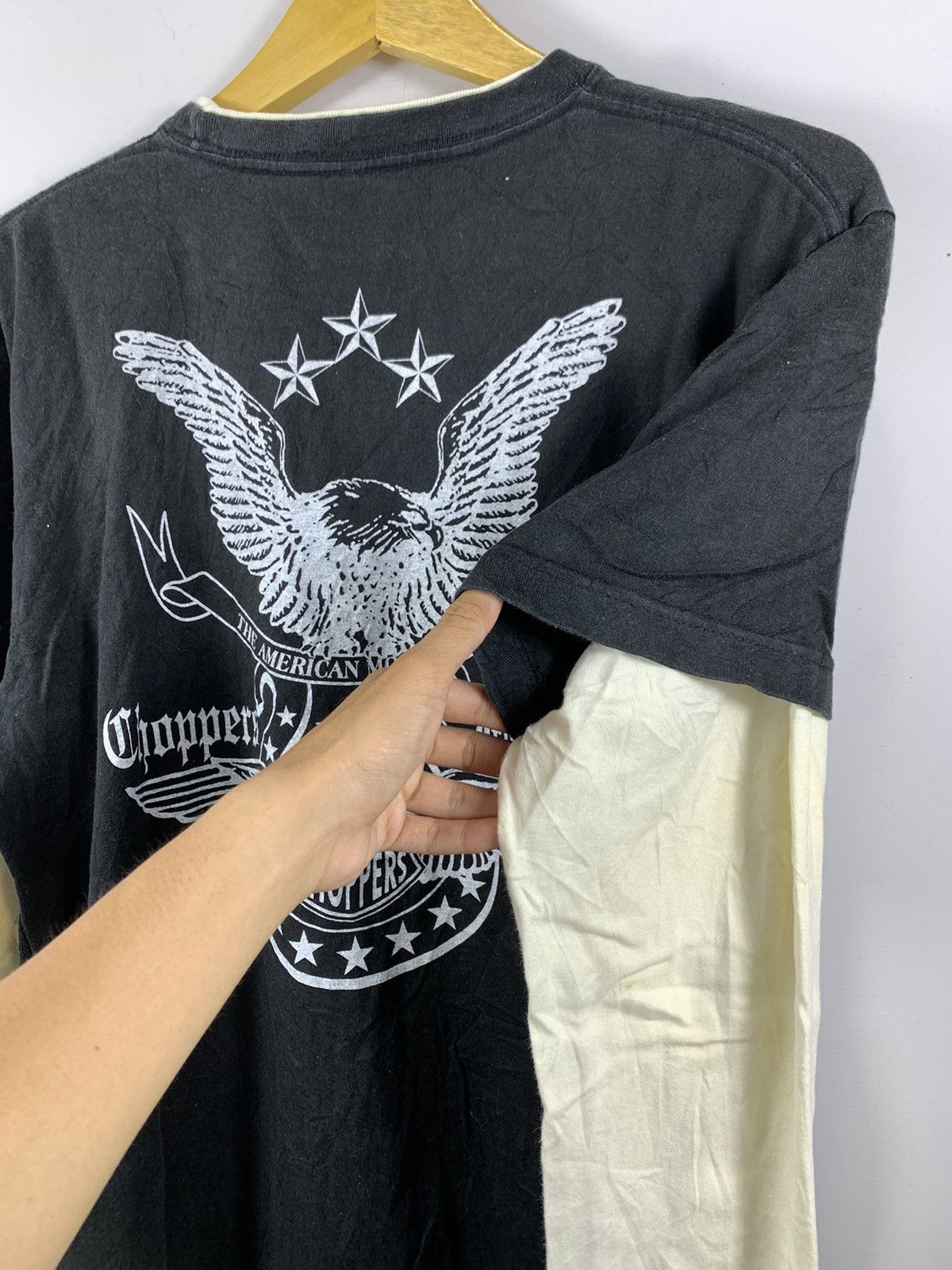 If Six Was Nine DOUBLE LAYER ROAD KING CHOPPERS LONG SLEEVE Size US M / EU 48-50 / 2 - 3 Thumbnail