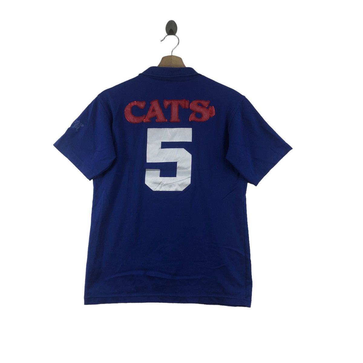Asics Vintage ASICS x CAT’S Nippon Baseball Jersey Blue Tee Size US L / EU 52-54 / 3 - 1 Thumbnail