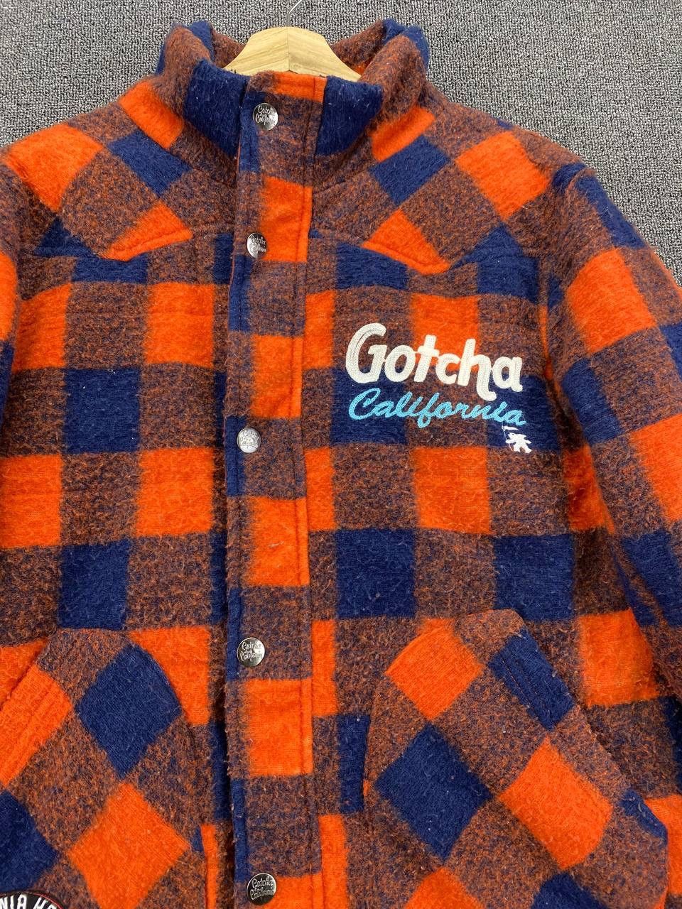 Gotcha Vintage Gotcha California Shadow Plaids Jacket Size L / US 10 / IT 46 - 5 Thumbnail