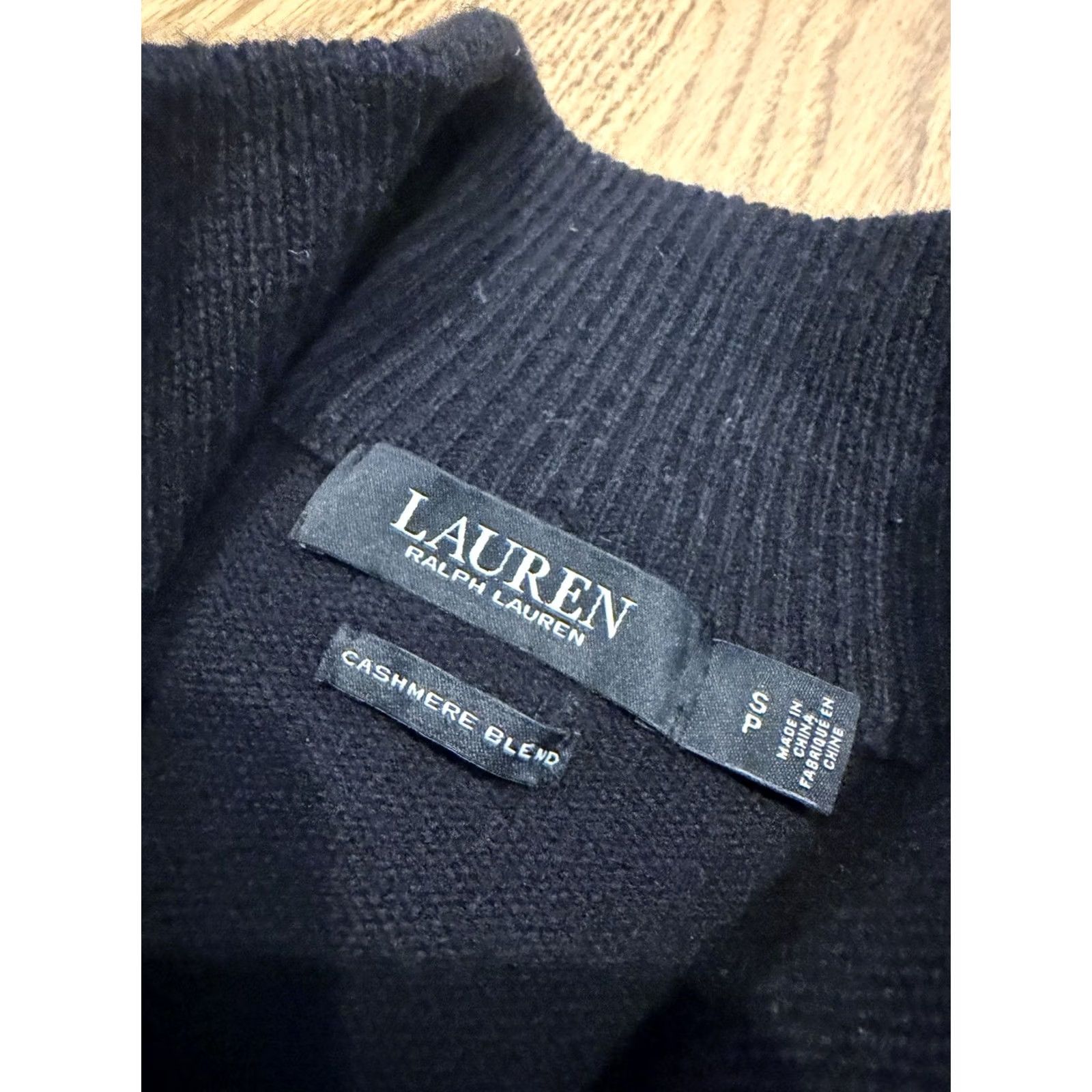Ralph Lauren Lauren Ralph Lauren Cashmere Blend Zip Up Sweater Cardigan Stripe Women’s Small Size S / US 4 / IT 40 - 4 Thumbnail