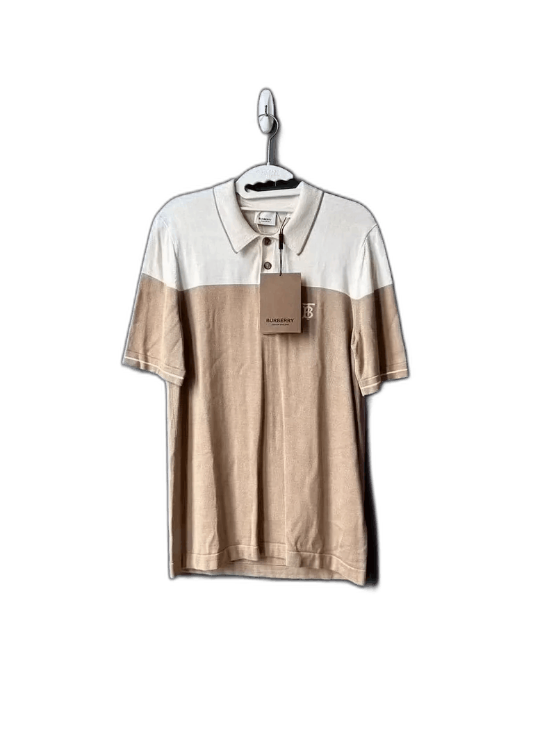 Burberry Burberry Burberry Brown Color-Block TB Embroidered Polo-25 Size US XS / EU 42 / 0 - 1 Thumbnail