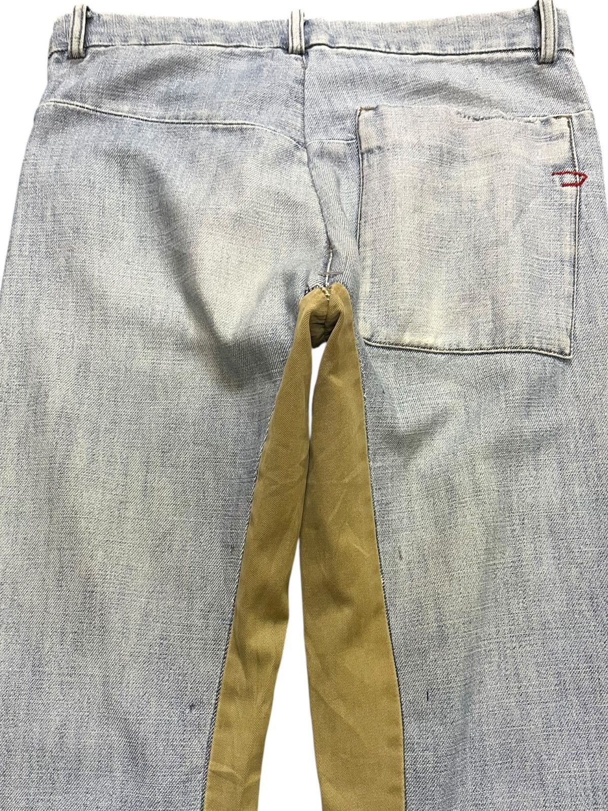 Diesel Vintage Diesel Hybrid Two Tone Denim Size US 30 / EU 46 - 6 Thumbnail