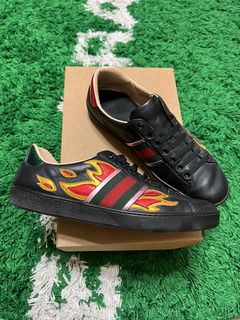 Gucci flame hot sale heels
