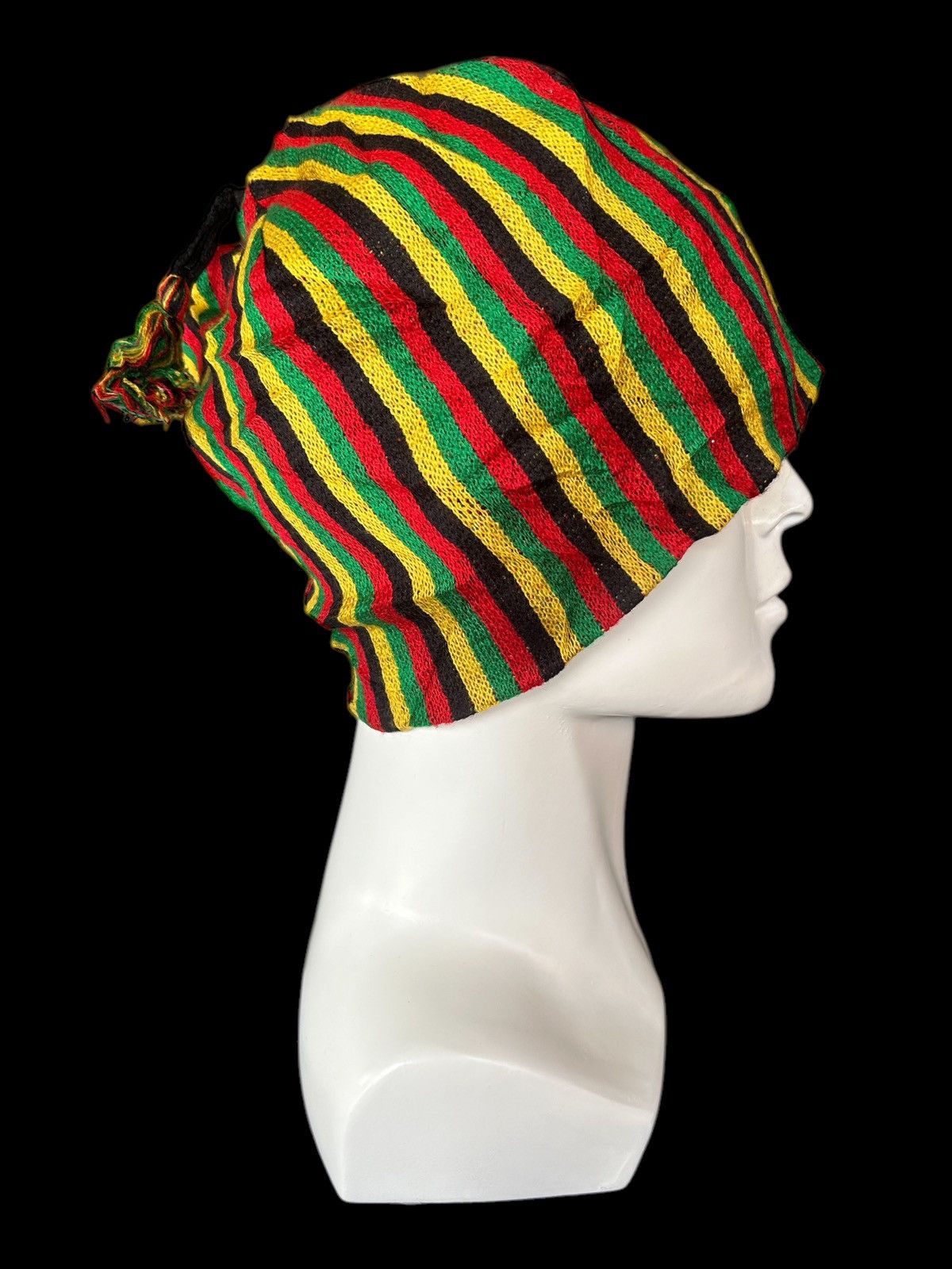 Japanese Brand × Kapital × Vintage Vintage Stripe knitt Beanie Hats Rare ☠️☠️ Size ONE SIZE - 1 Thumbnail