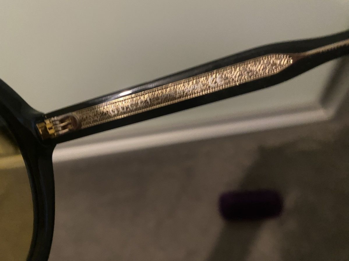 Gucci Oversize yellow tint sunglasses Size ONE SIZE - 9 Thumbnail