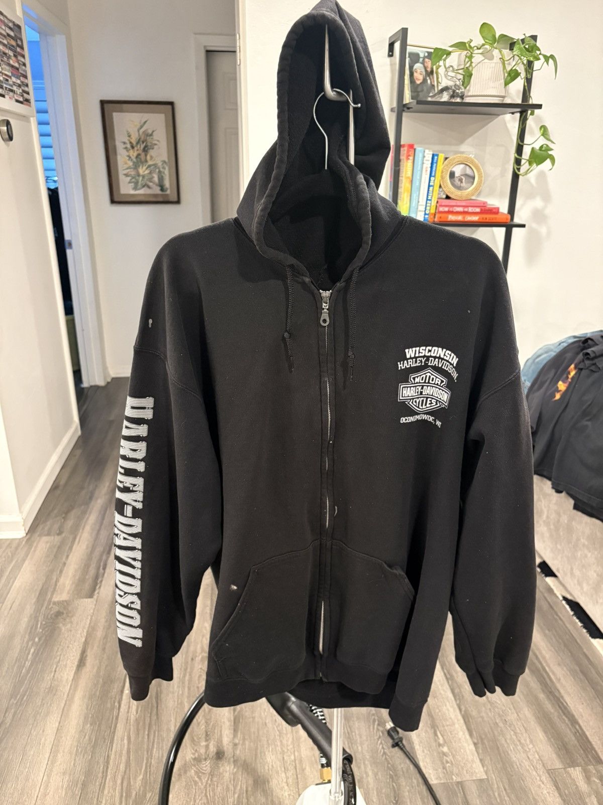 Harley Davidson Harley davidson hoodie thrashed Size US XL / EU 56 / 4 - 4 Thumbnail